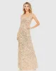 Sequined Low Back Slip Gown sold by Mac Duggal