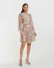 Multicolor Floral A-Line Ruffle Mini Dress sold by Mac Duggal
