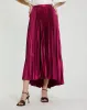 Ankle Length Pleated Satin Skirt sold by Mac Duggal