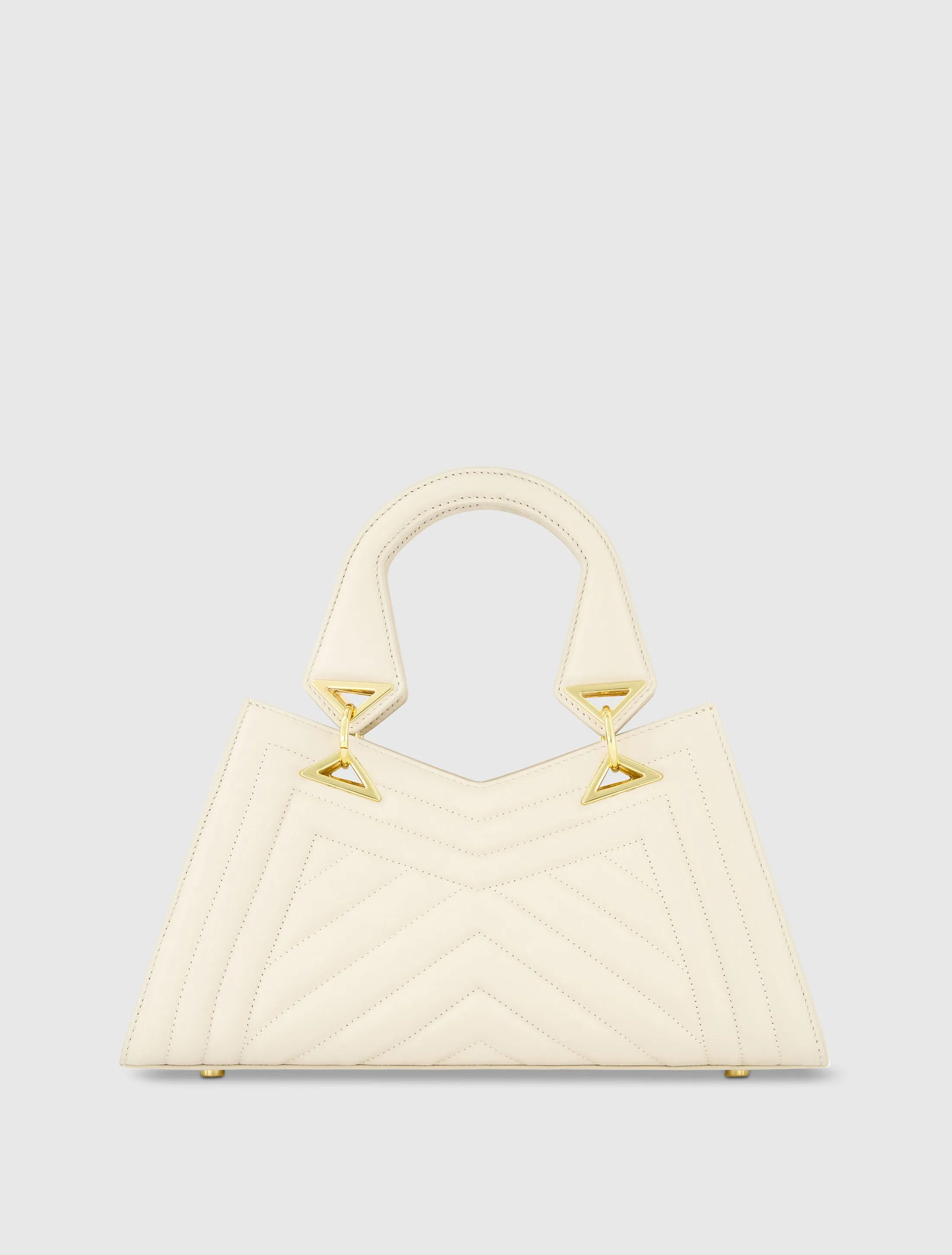 Quilted Napa Leather Angular Handbag sold by Mac Duggal product image thumbnail 2