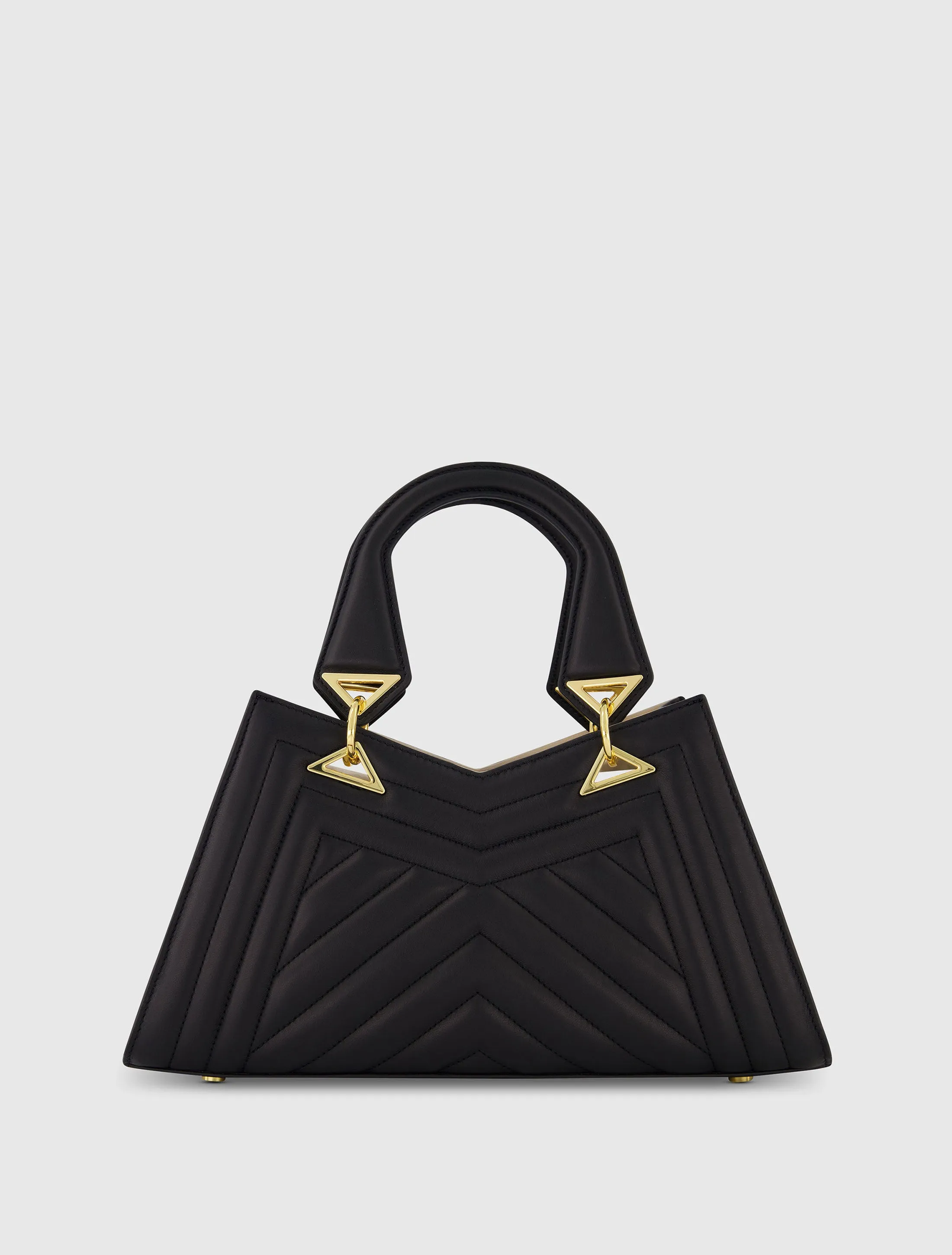 Quilted Napa Leather Angular Handbag sold by Mac Duggal product image thumbnail 3