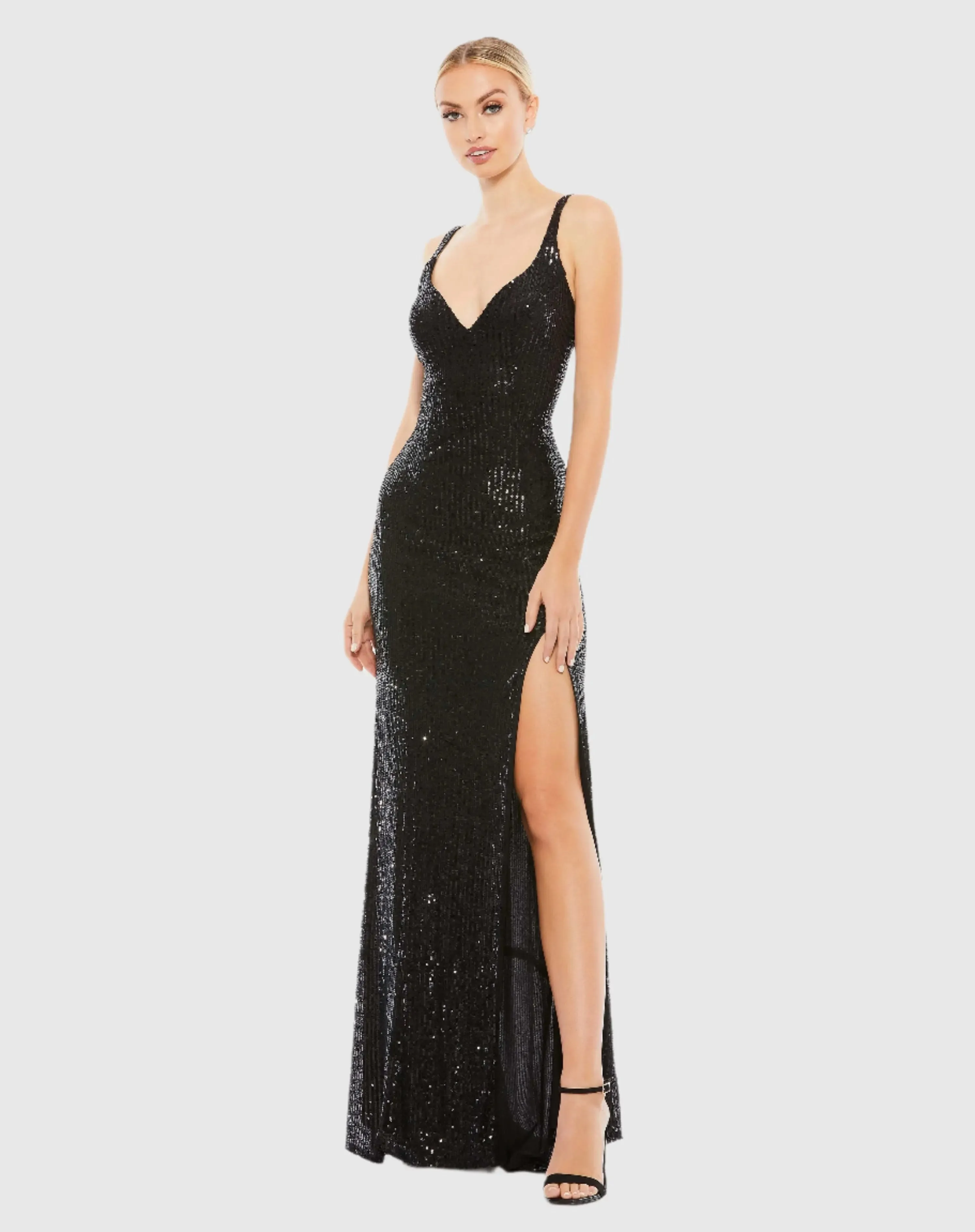 Fully Sequined Scoop Back Gown sold by Mac Duggal product image thumbnail 2