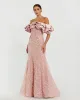 Beaded Mermaid Gown With Off The Shoulder Ruffle sold by Mac Duggal