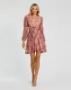 Long Sleeve V-neck Cut Out Mini Dress sold by Mac Duggal