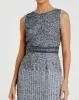 Sleeveless High Neck Beaded Midi Sheath Dress sold by Mac Duggal