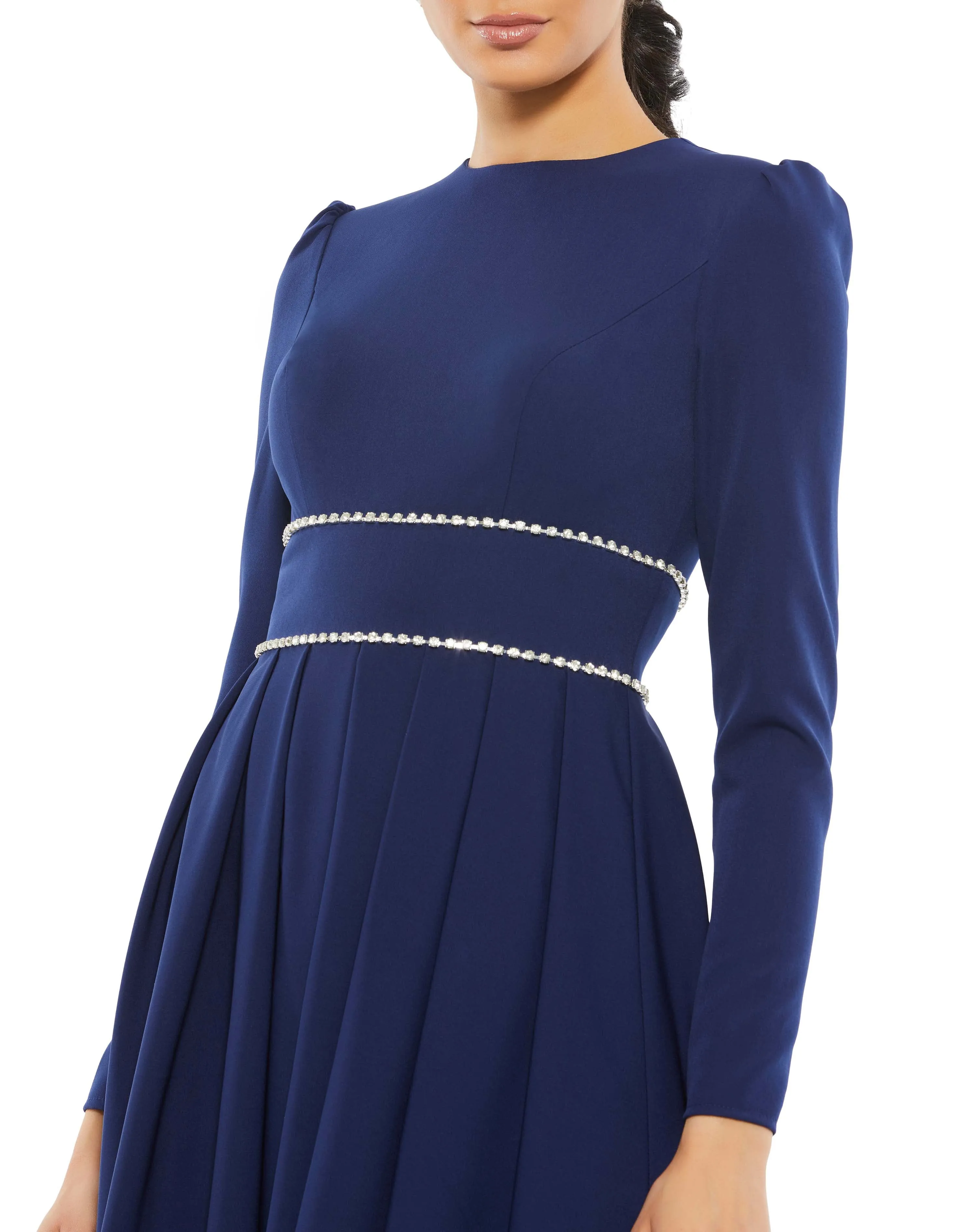 A-Line Rhinestone Waist Evening Gown sold by Mac Duggal product image thumbnail 2