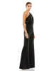 Black Sequined One Shoulder Jumpsuit sold by Mac Duggal