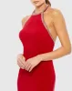 Halter Rhinestone Accented Evening Gown sold by Mac Duggal