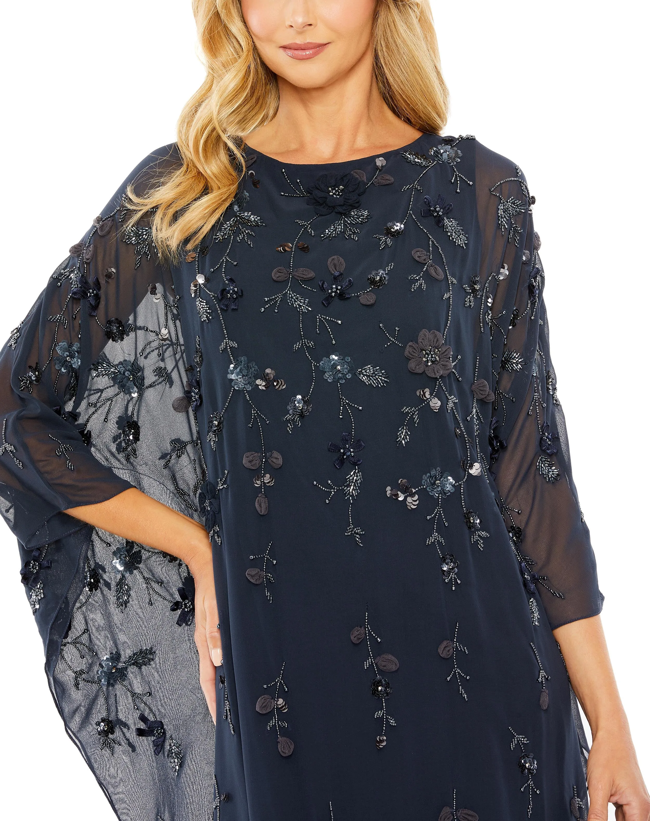 Embellished Trapeze Dress sold by Mac Duggal product image thumbnail 3