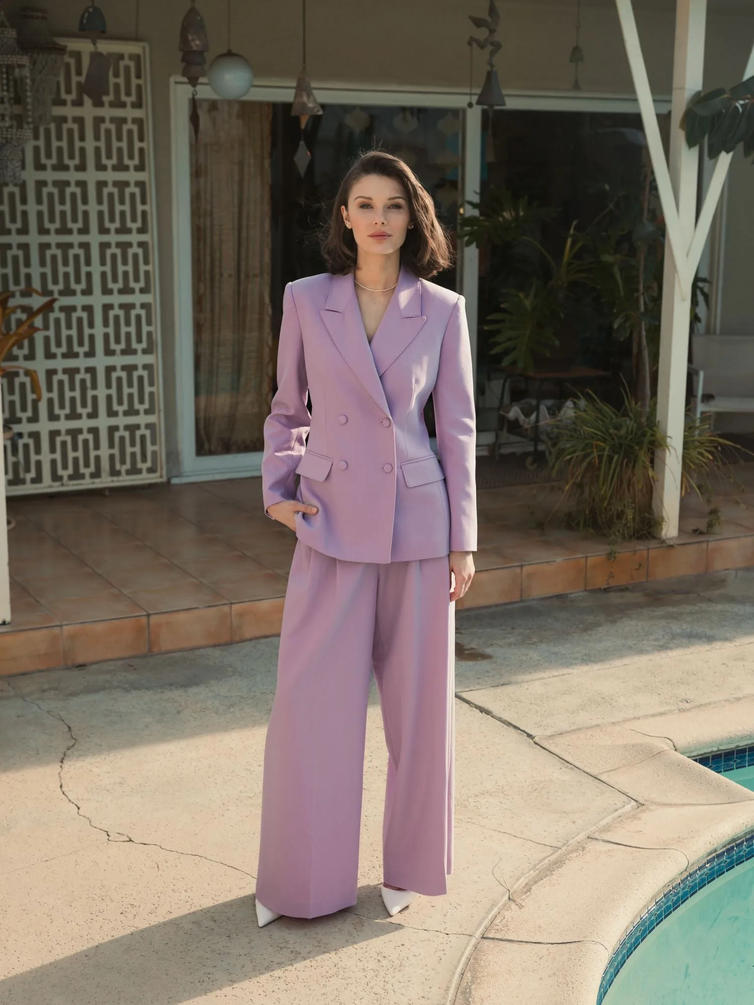 The MACkenzie Wide Leg Trouser - FINAL SALE sold by Mac Duggal product image thumbnail 5