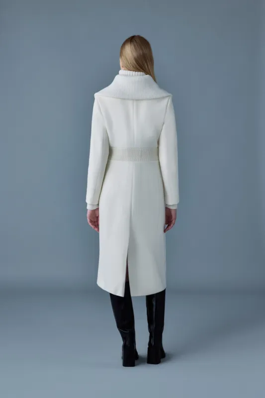 Cashmere Wool Mosser Soutien Collar Coat | Parallel