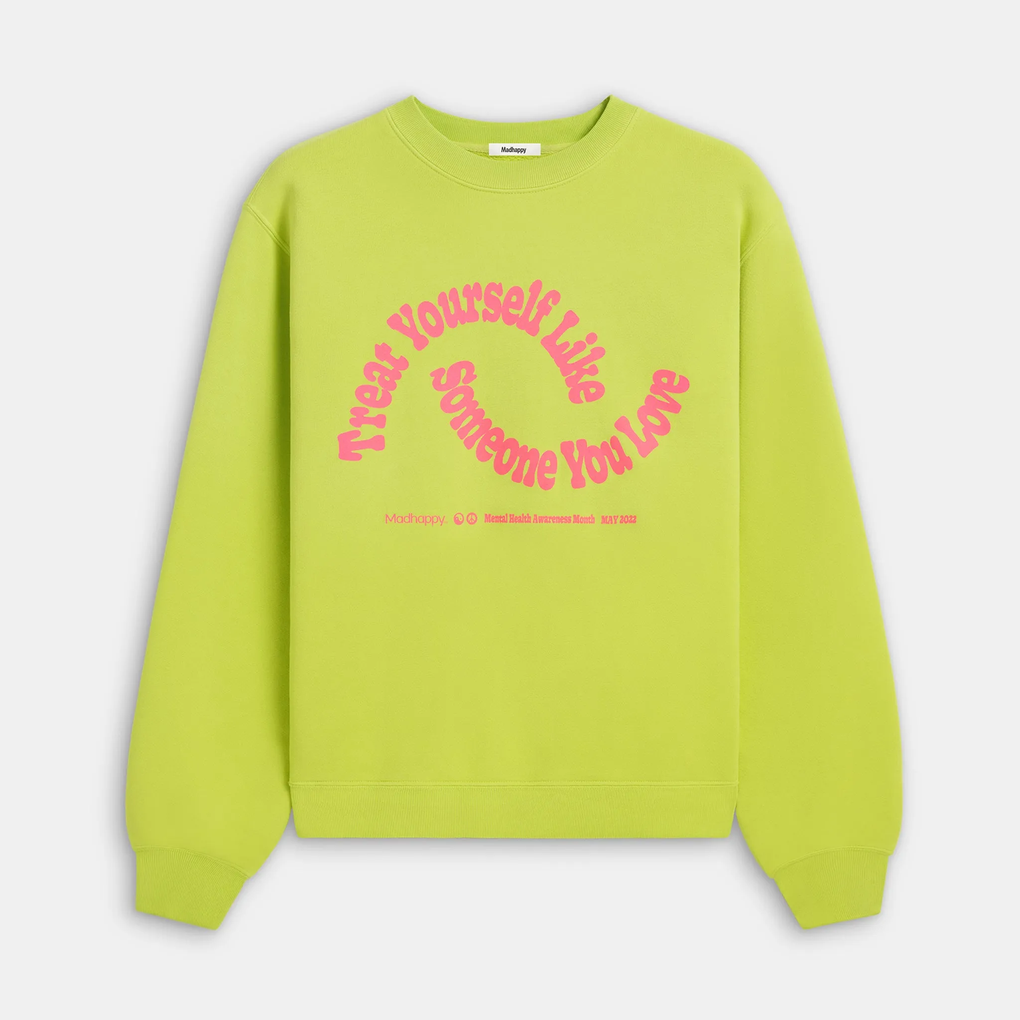 MHAM Fleece Crewneck sold by Madhappy product image thumbnail 4