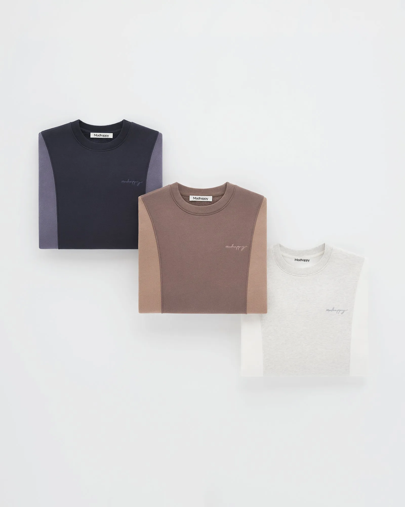 Panelled Fleece Crewneck sold by Madhappy product image thumbnail 5