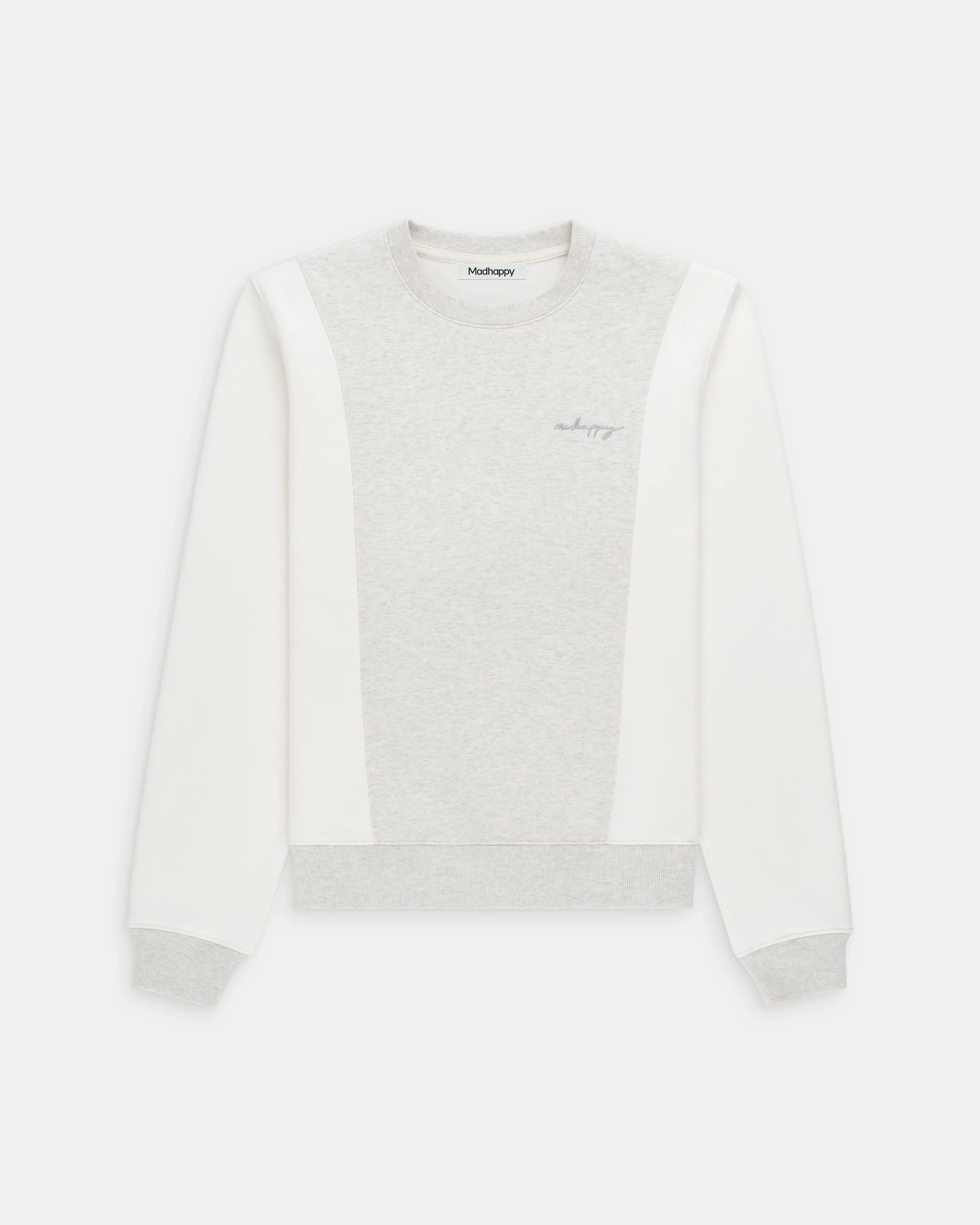 Panelled Fleece Crewneck sold by Madhappy product image thumbnail 4