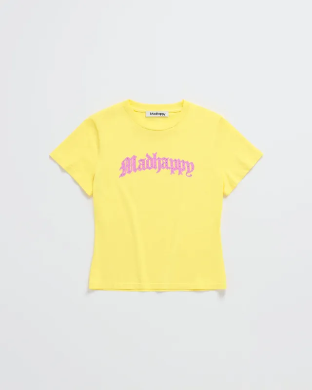 Bijou Rhinestone Shrunken Tee sold by Madhappy