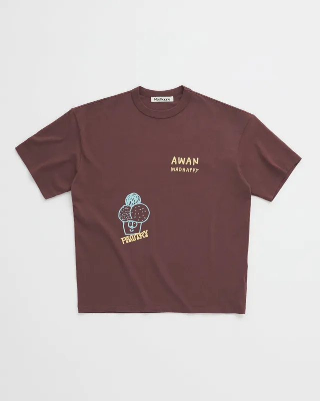 AWAN Middle Weight Jersey Tee sold by Madhappy