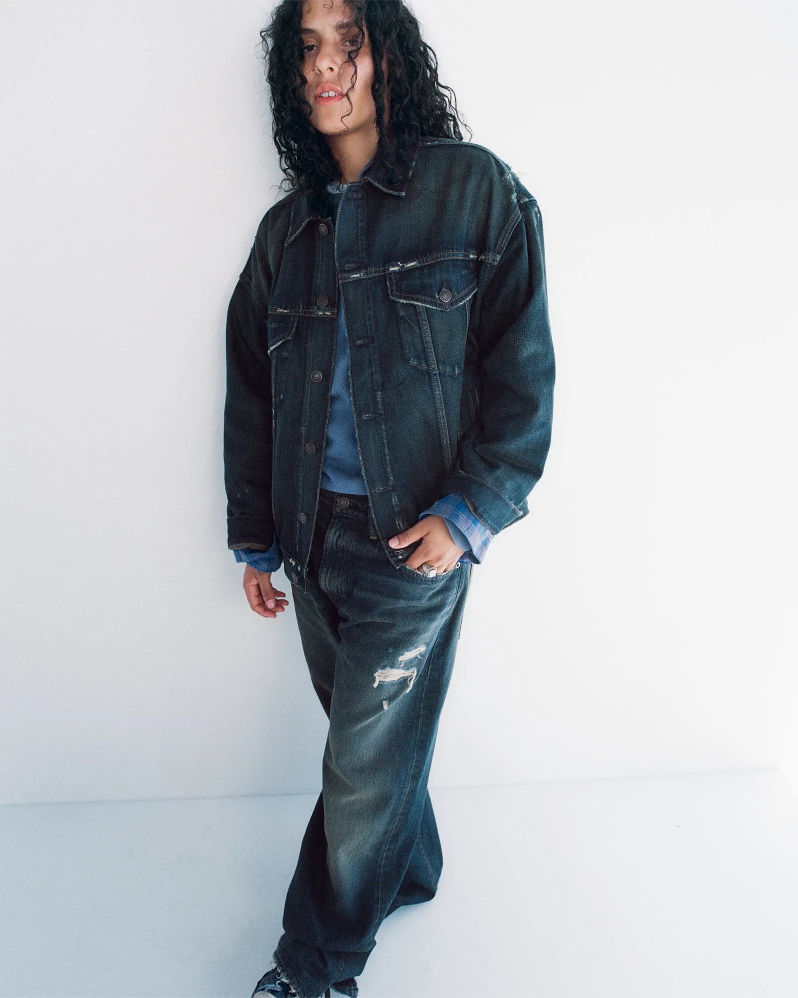 Gap Distressed Baggy Denim Pant | Parallel