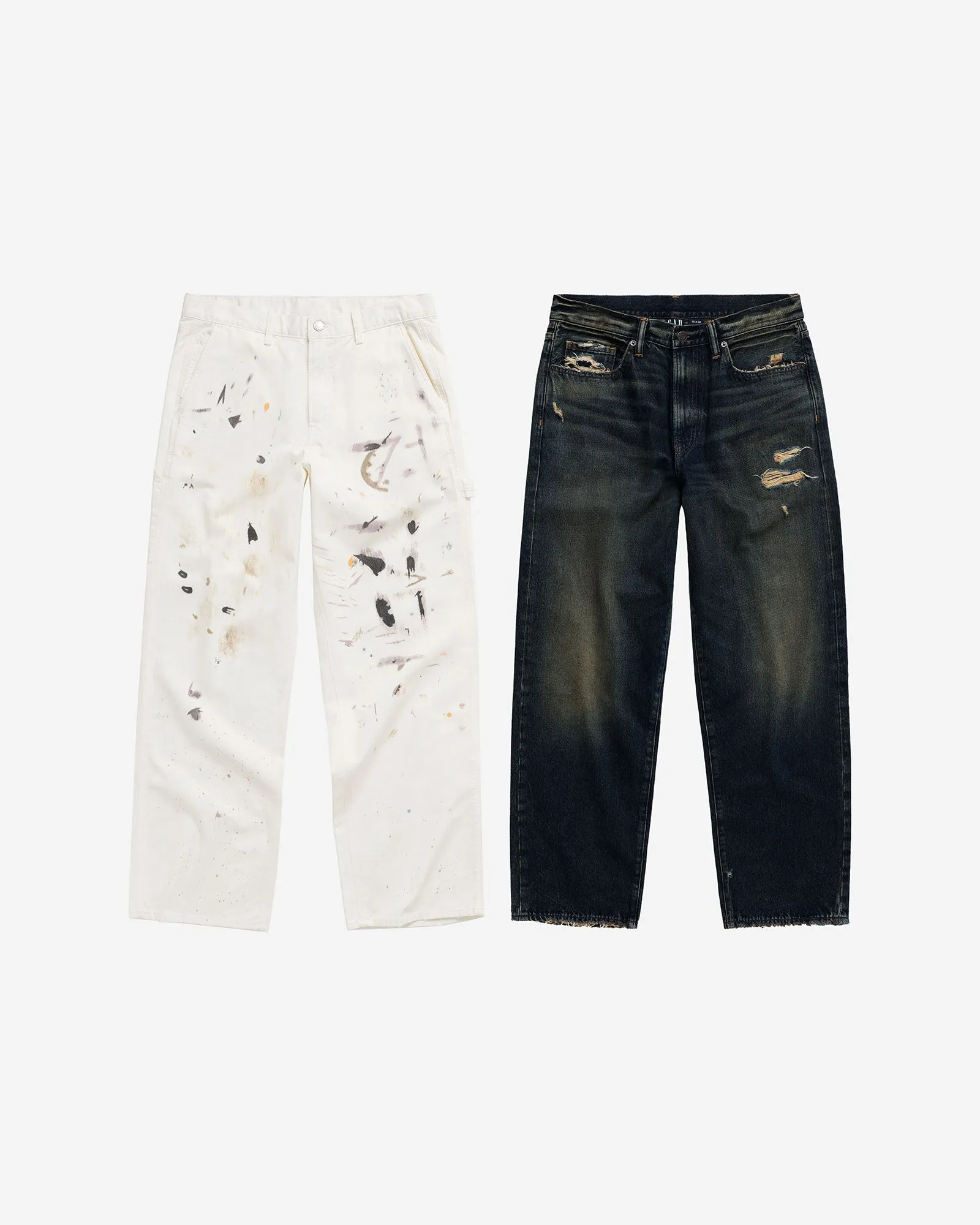 Gap Distressed Baggy Denim Pant | Parallel