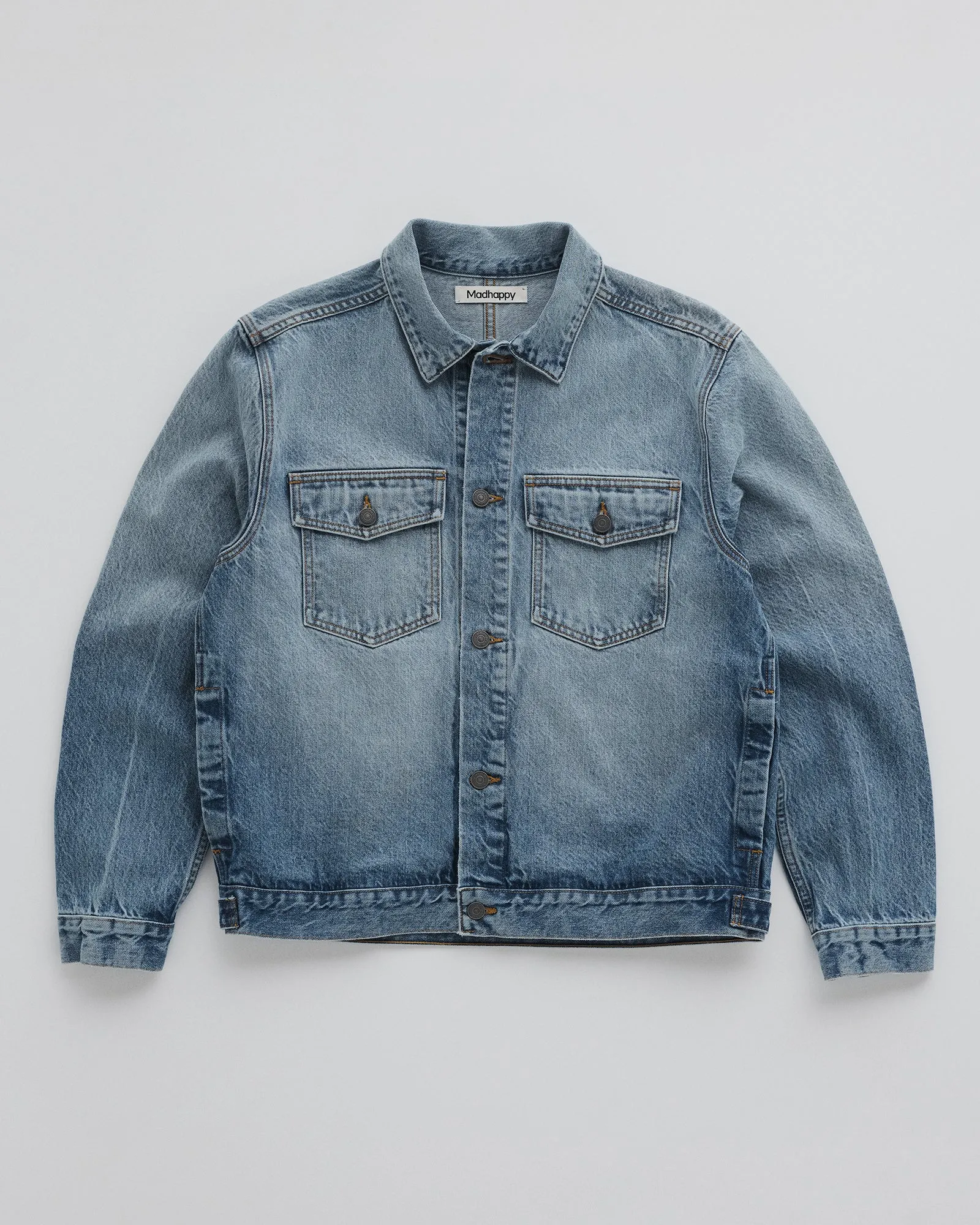 Denim Trucker Jacket sold by Madhappy product image thumbnail 4