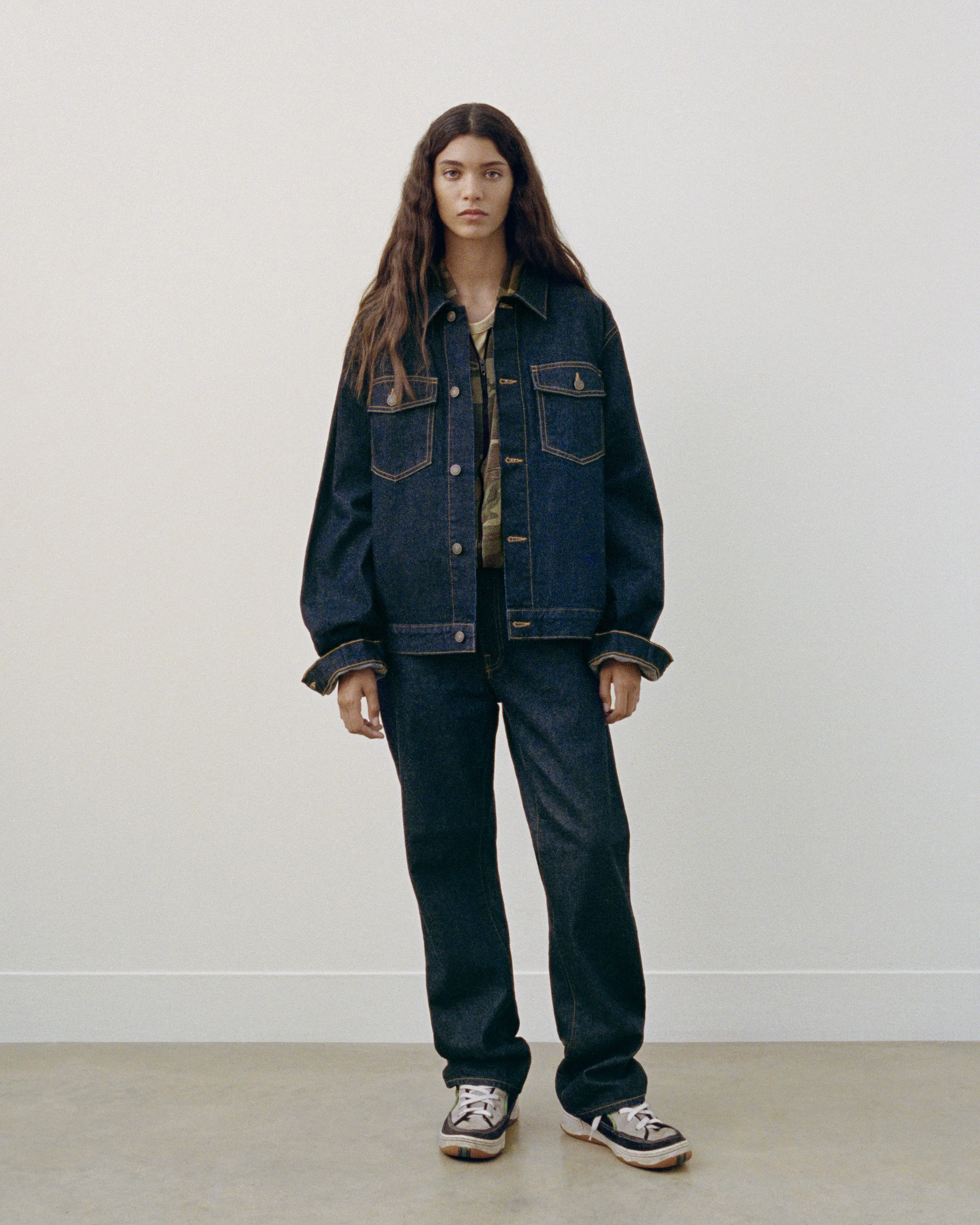 Denim Trucker Jacket sold by Madhappy product image thumbnail 3