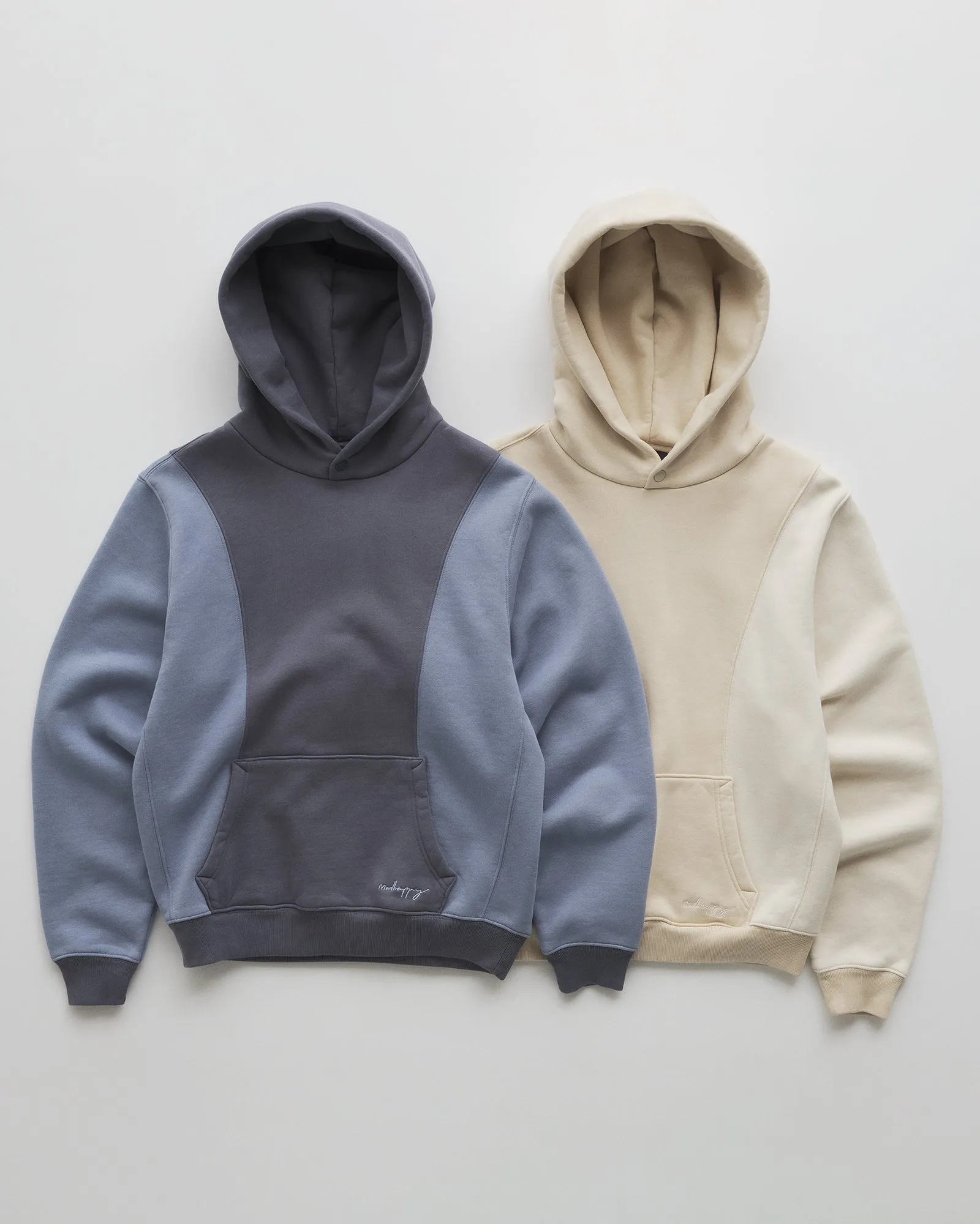 Panelled Snap Fleece Hoodie sold by Madhappy product image thumbnail 2