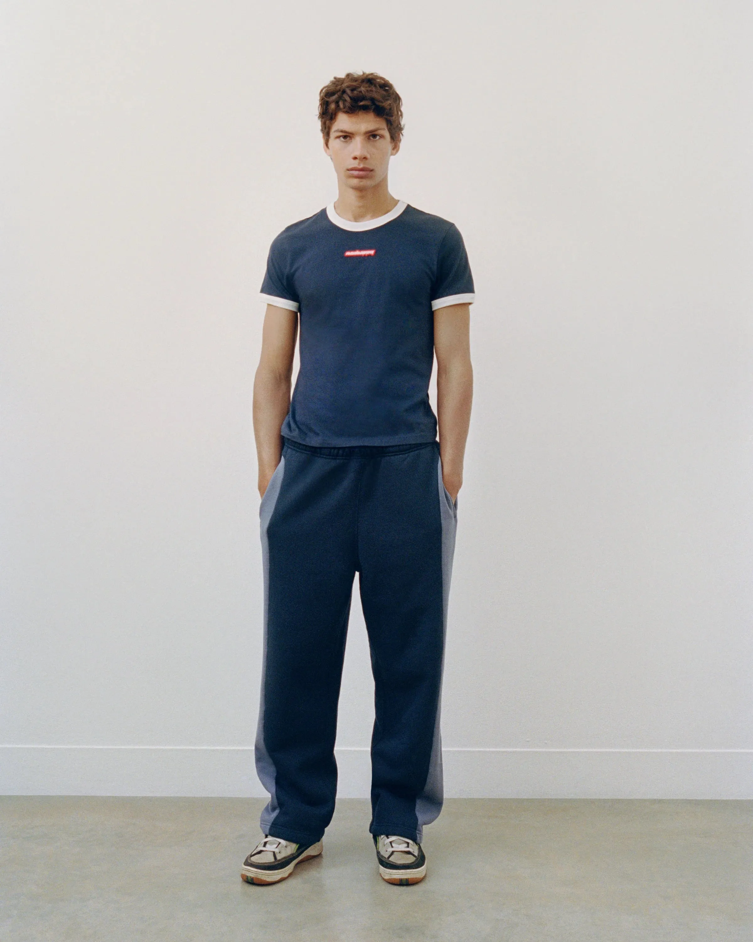 Panelled Straight Leg Fleece Sweatpant sold by Madhappy product image thumbnail 3