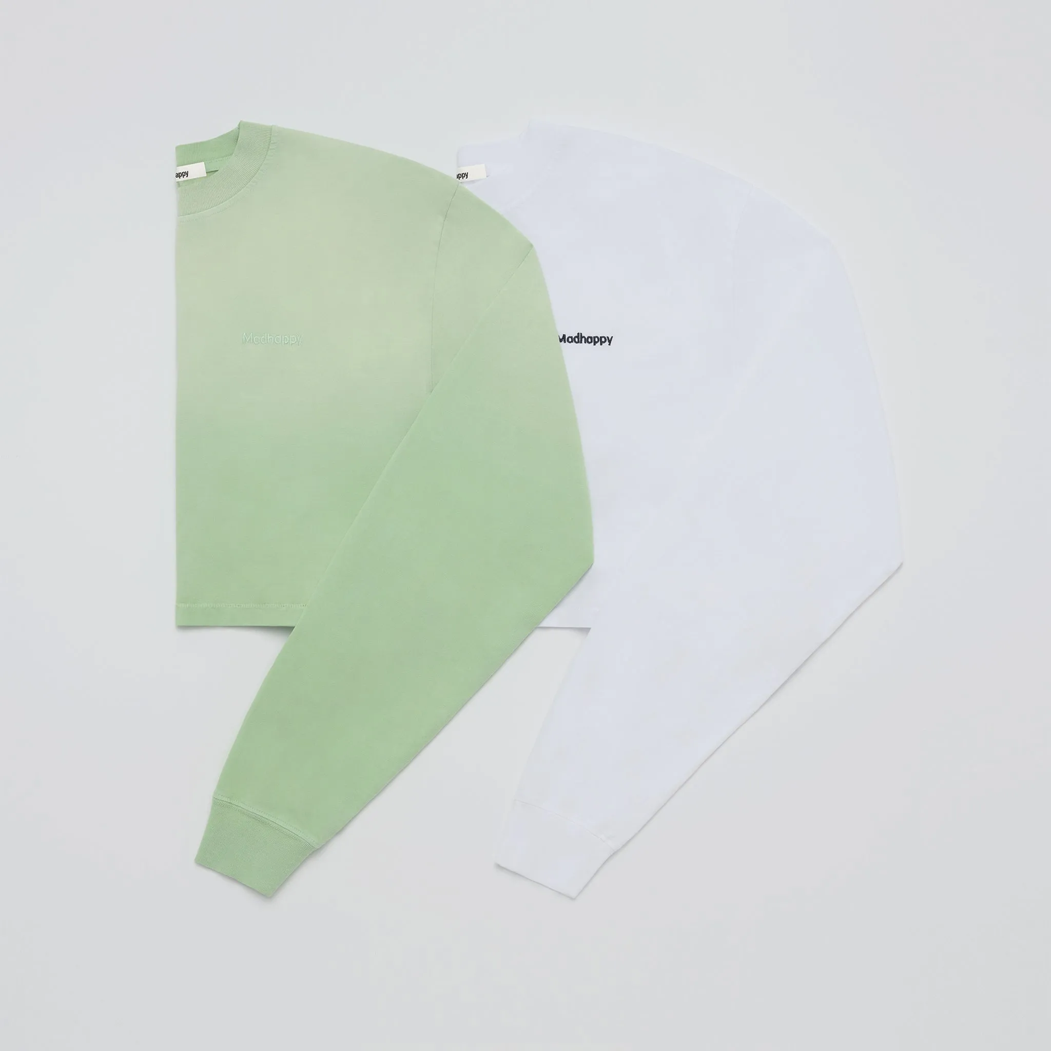 Cropped Midweight Jersey Long Sleeve Tee sold by Madhappy product image thumbnail 2