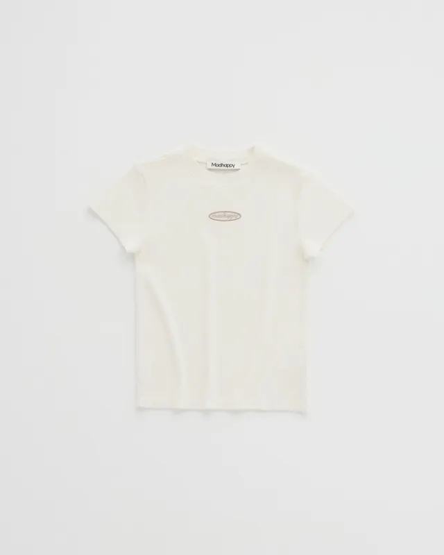 Embroidered Rib Baby Doll Tee sold by Madhappy