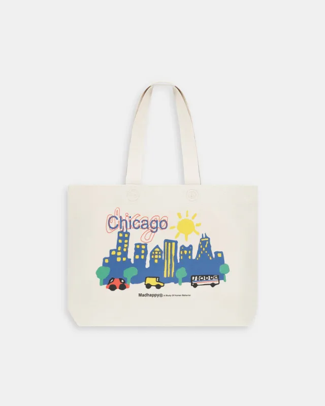 Chicago Tote Bag sold by Madhappy