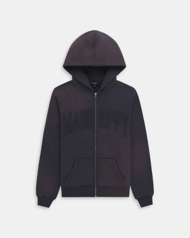 Appliqué Fleece Zip Up Hoodie sold by Madhappy