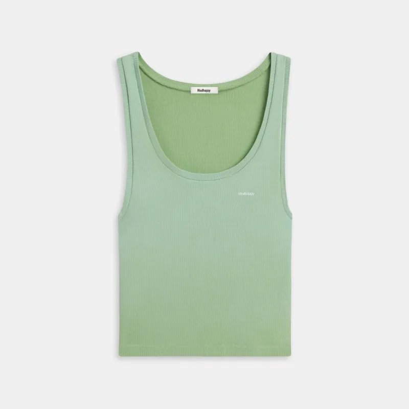 Scoop Neck Ribbed Tank made by Madhappy