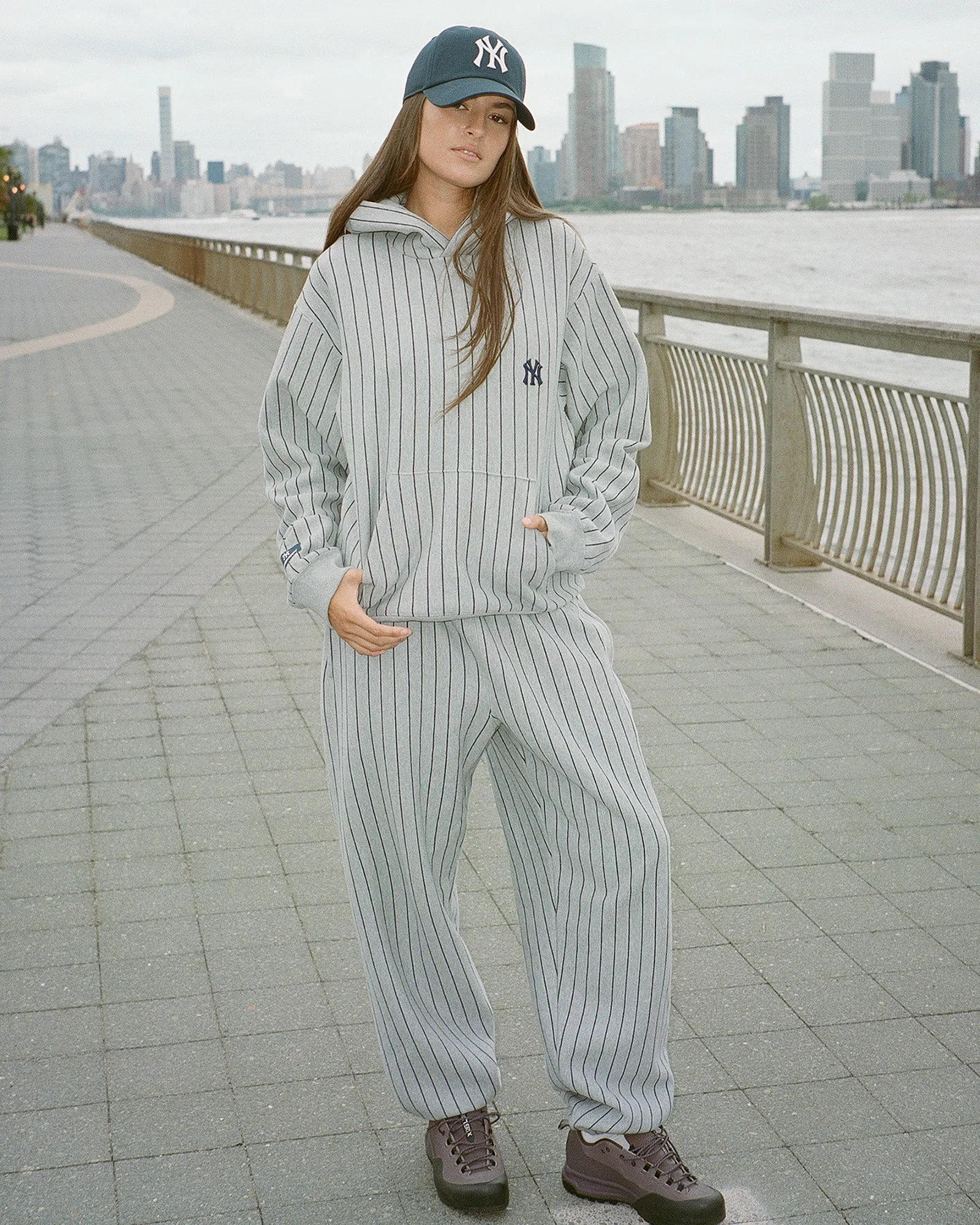 Yankees Pinstripe Hoodie sold by Madhappy product image thumbnail 3