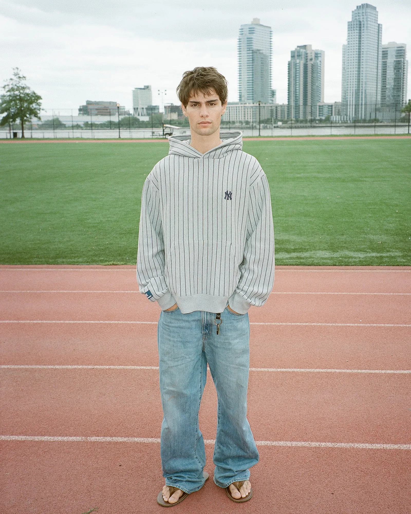 Yankees Pinstripe Hoodie sold by Madhappy product image thumbnail 2