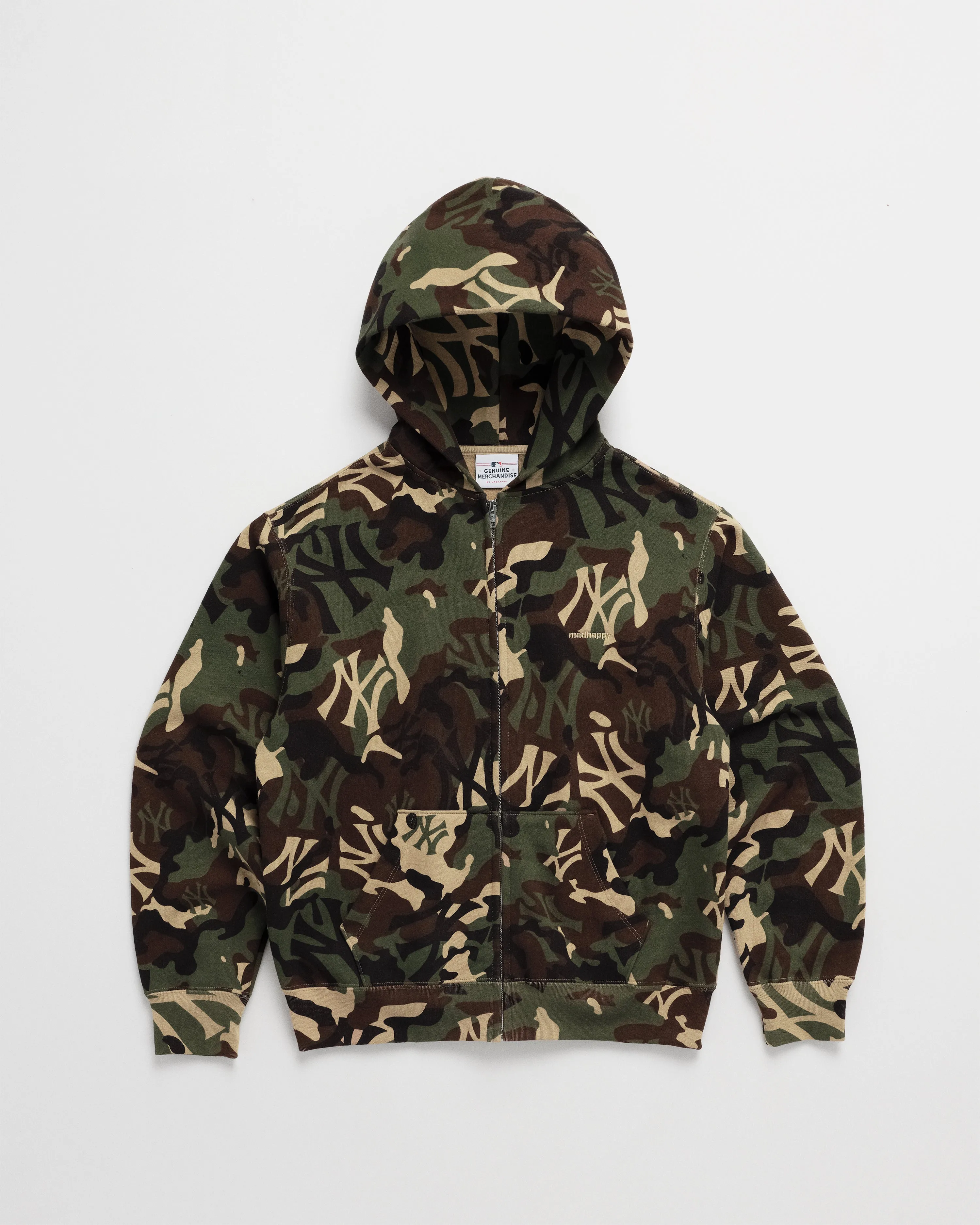 Yankees Camo Full Zip sold by Madhappy