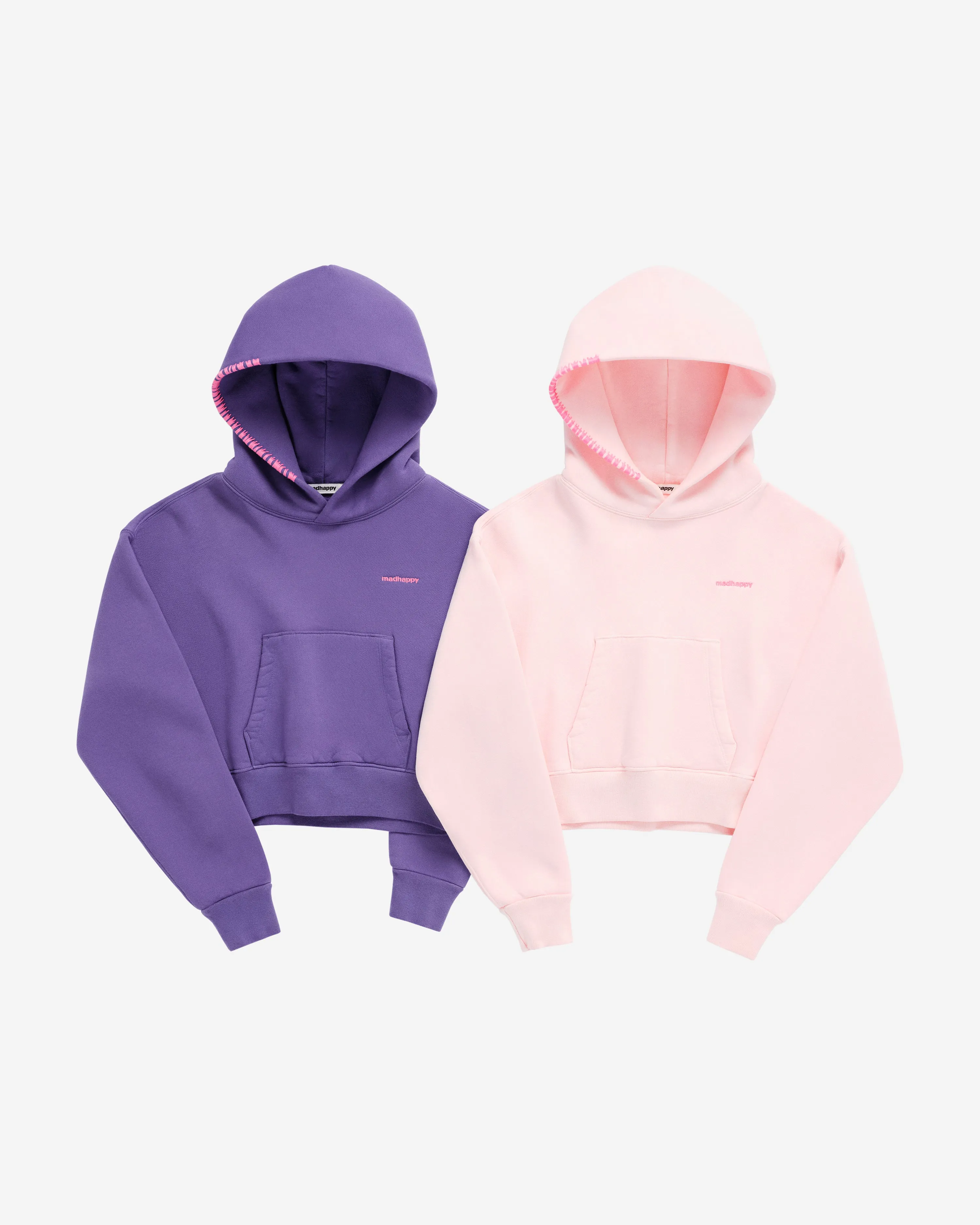 Classics Cropped Fleece Hoodie sold by Madhappy product image thumbnail 3