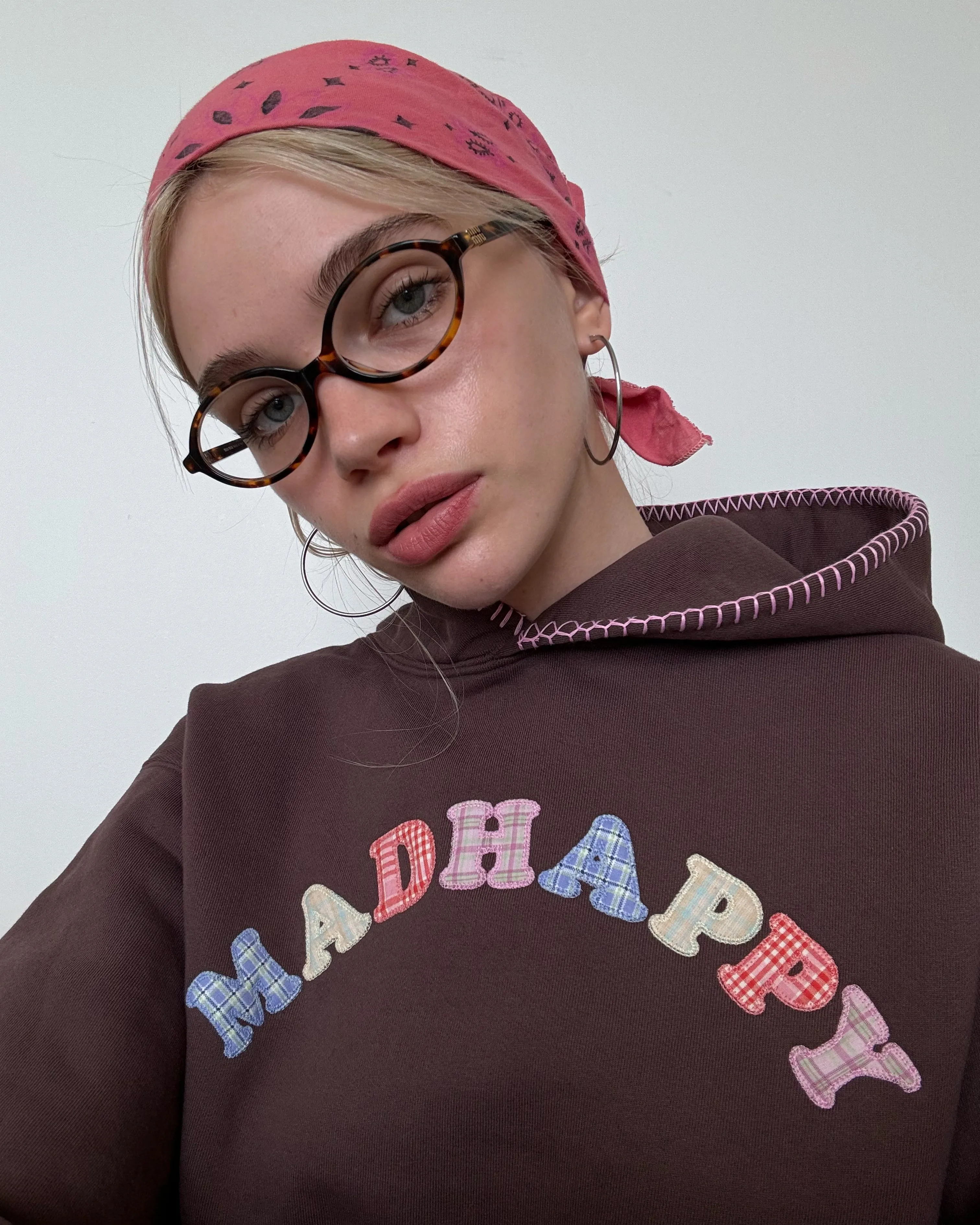 Plaid Cooper Fleece Hoodie sold by Madhappy product image thumbnail 2