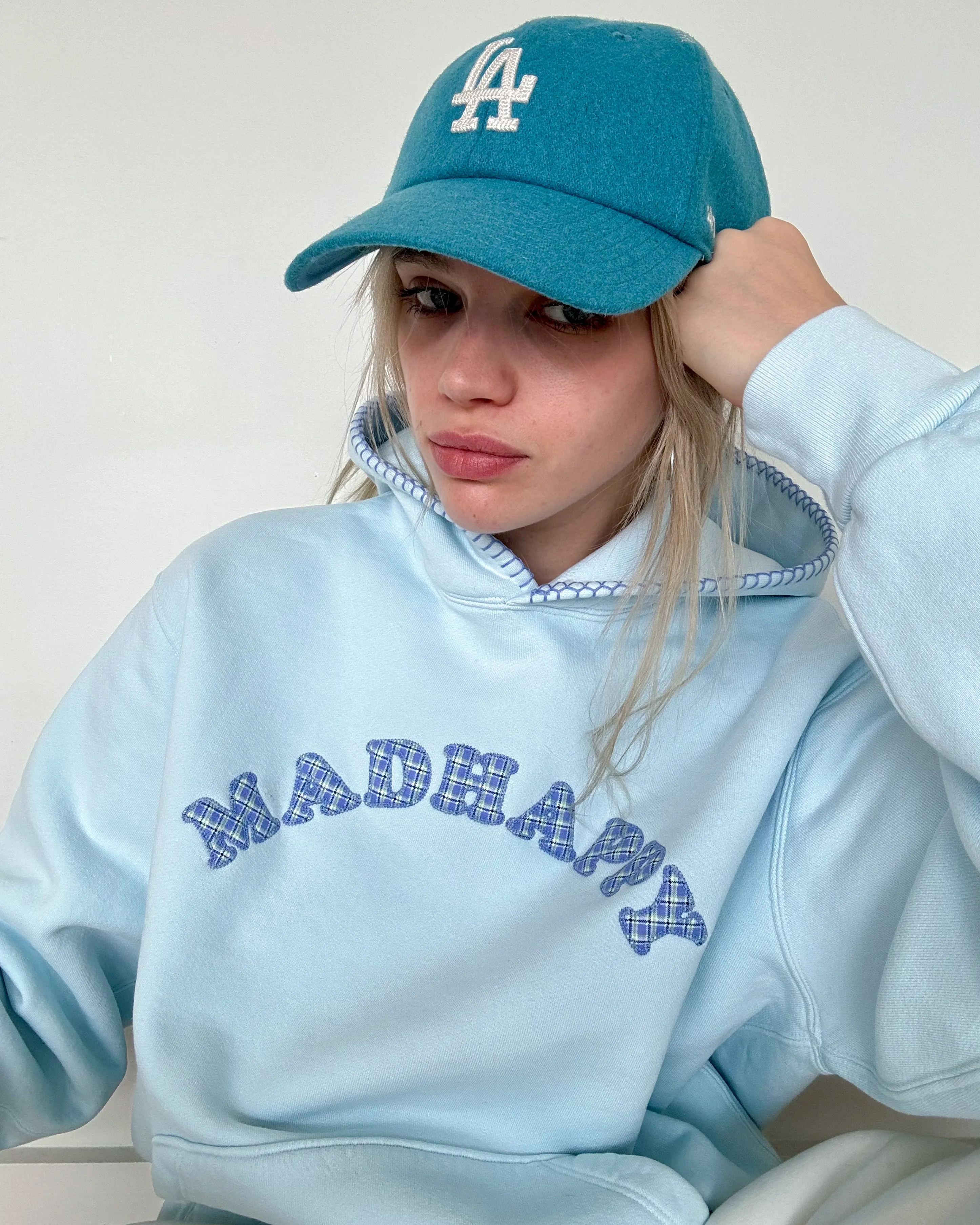 Plaid Cooper Fleece Hoodie sold by Madhappy product image thumbnail 2