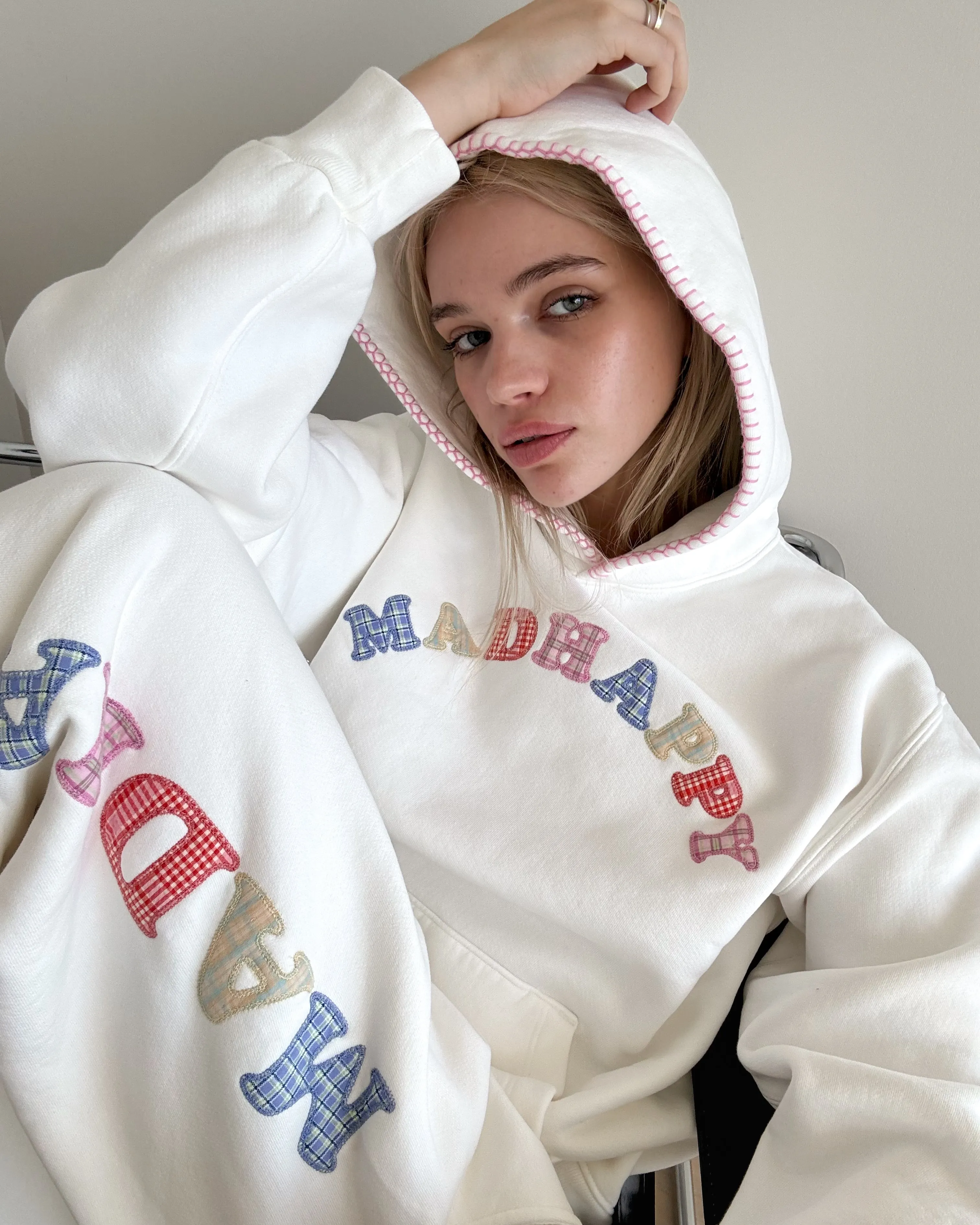 Plaid Cooper Fleece Hoodie sold by Madhappy product image thumbnail 2