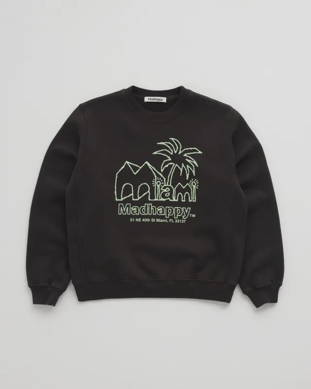 Miami Fleece Crewneck sold by Madhappy