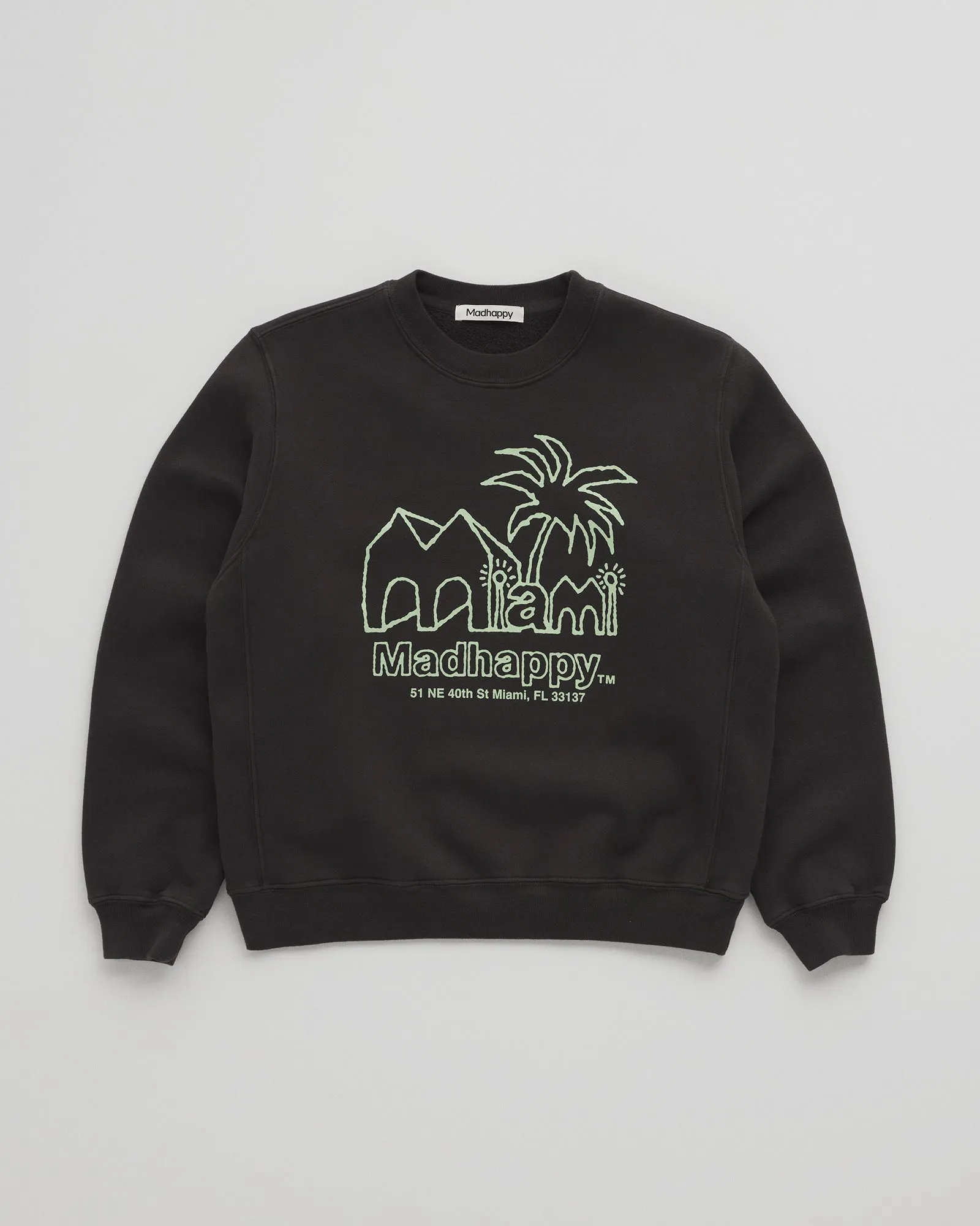Miami Fleece Crewneck sold by Madhappy