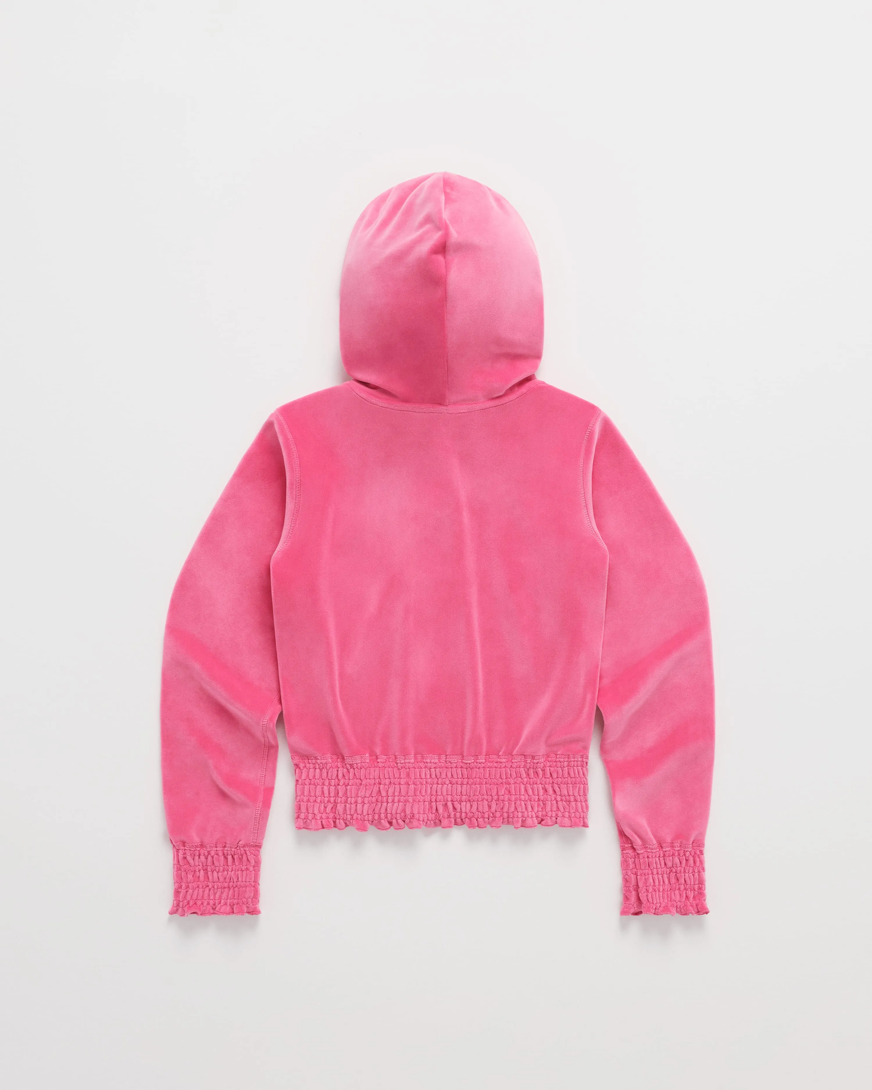 Juicy Couture Smocked Velour Zip Up sold by Madhappy product image thumbnail 3