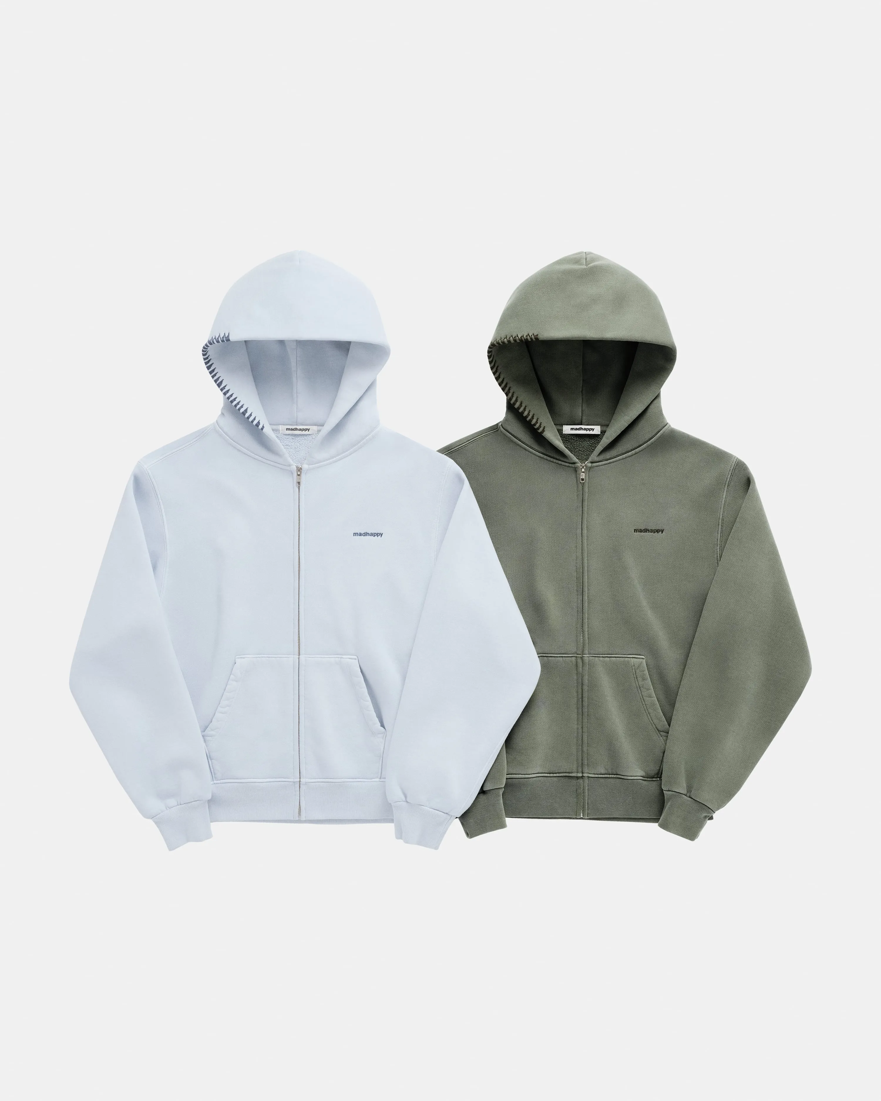 Classics Fleece Zip Up sold by Madhappy product image thumbnail 3