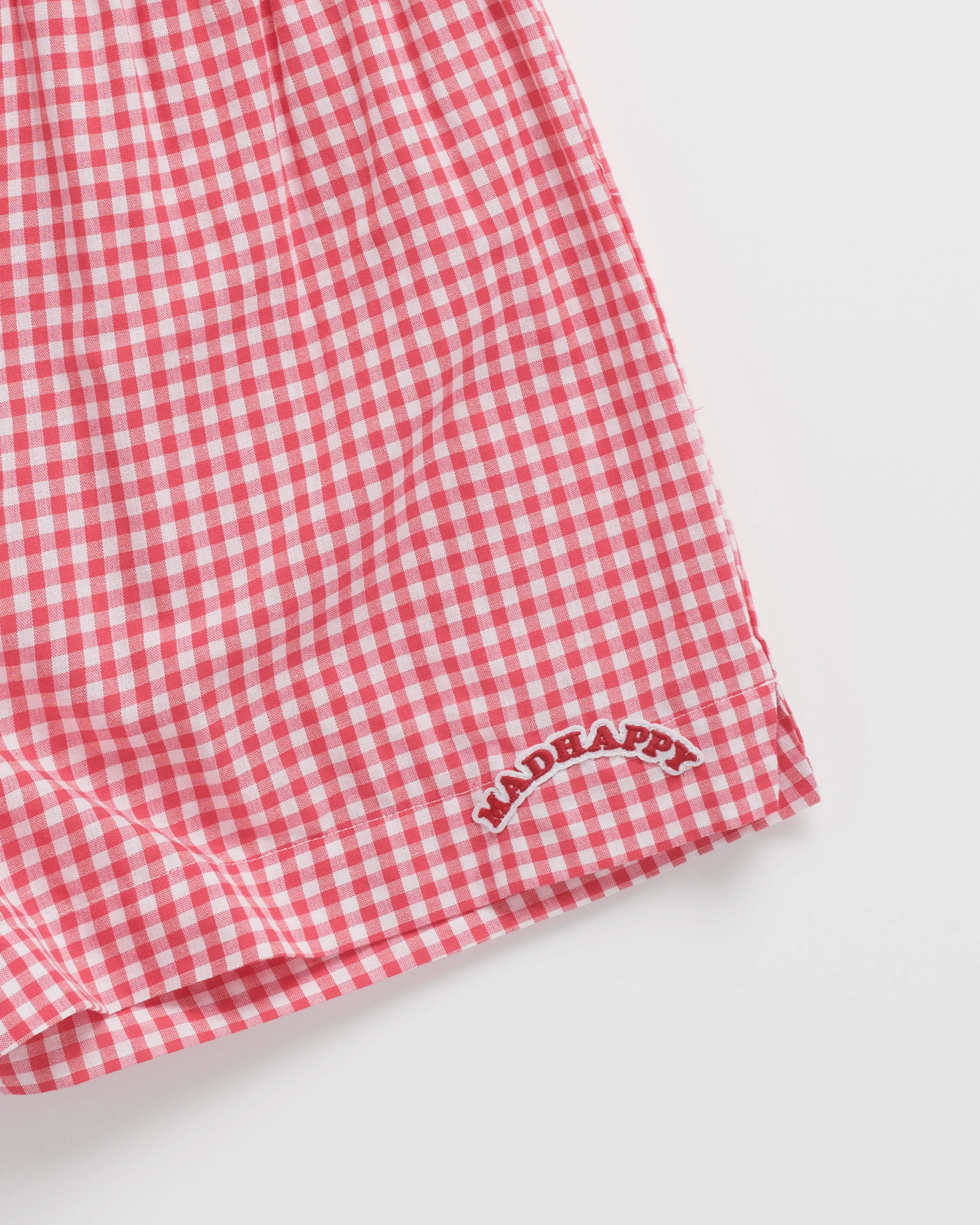 Gingham Cooper Poplin Boxer Short sold by Madhappy product image thumbnail 3