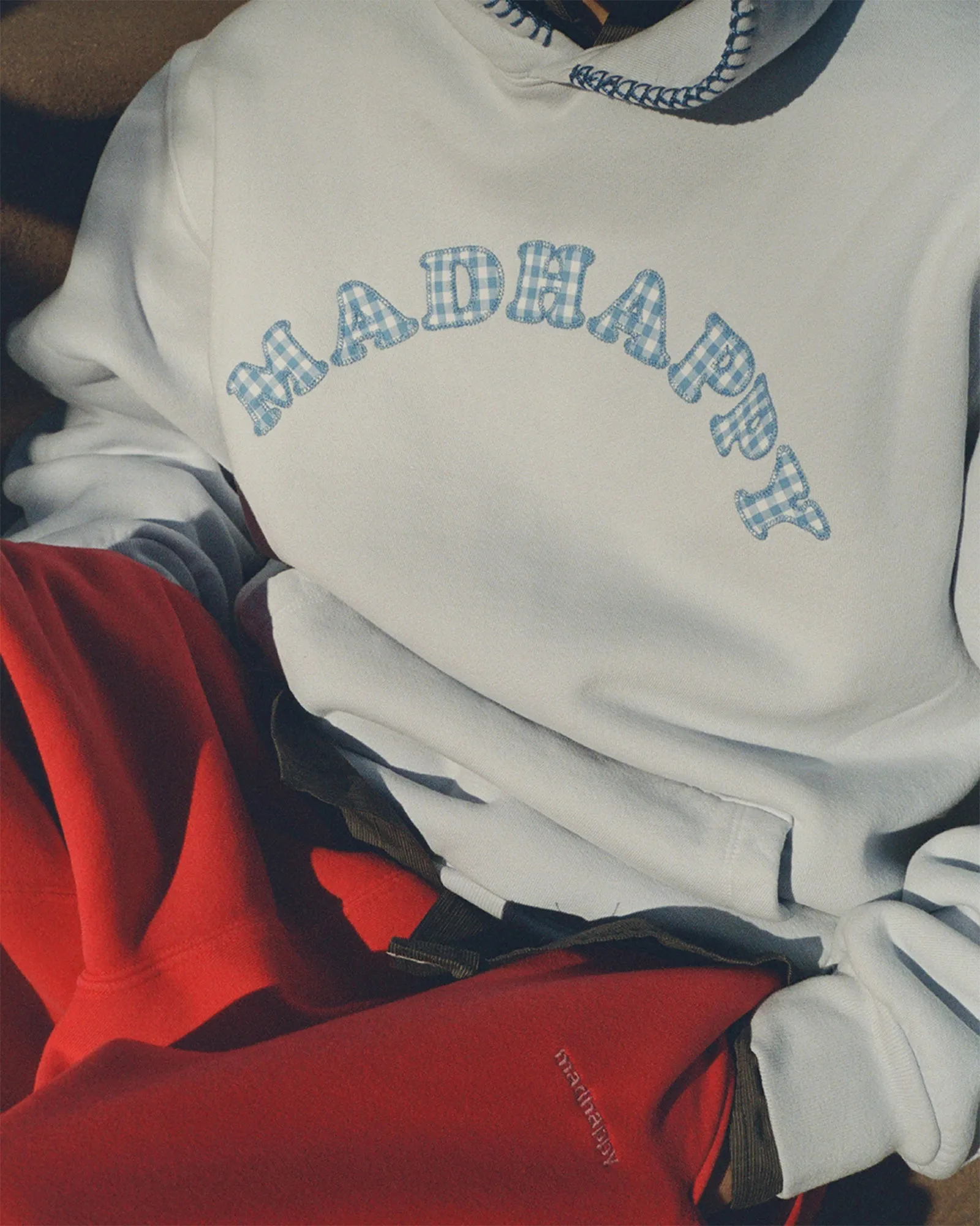 Gingham Cooper Fleece Hoodie sold by Madhappy product image thumbnail 2