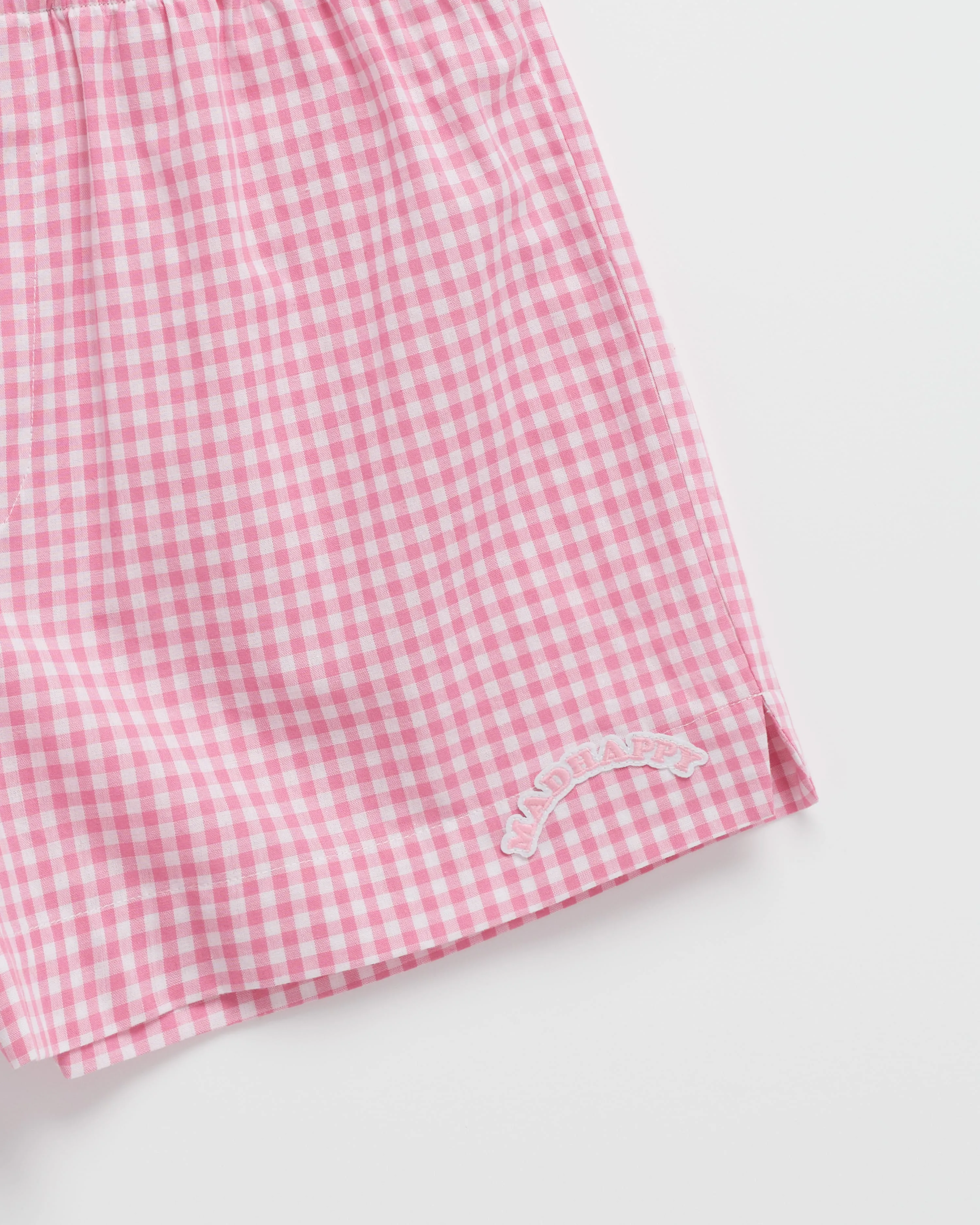 Gingham Cooper Poplin Boxer Short sold by Madhappy product image thumbnail 3