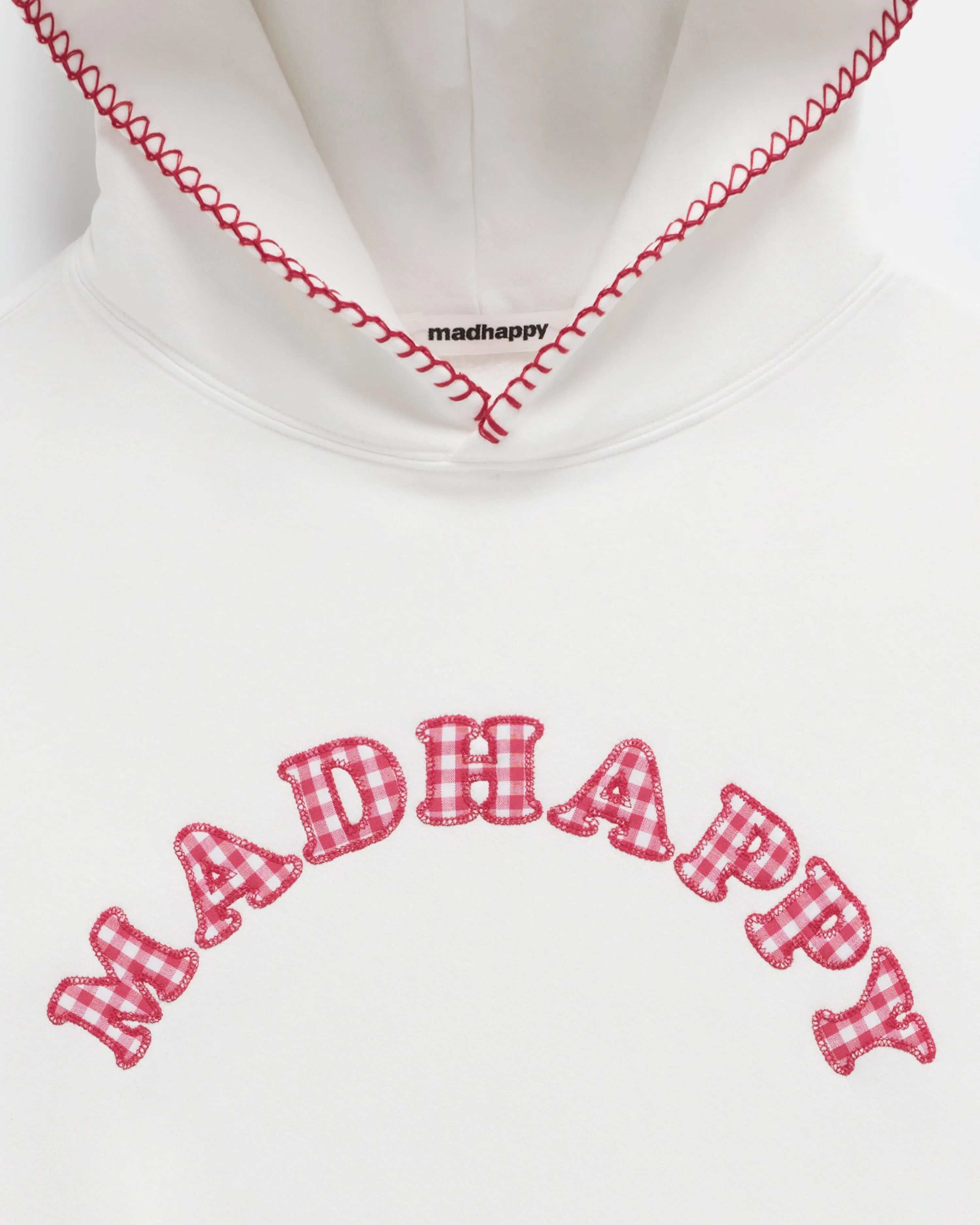 Gingham Cooper Fleece Hoodie sold by Madhappy product image thumbnail 3