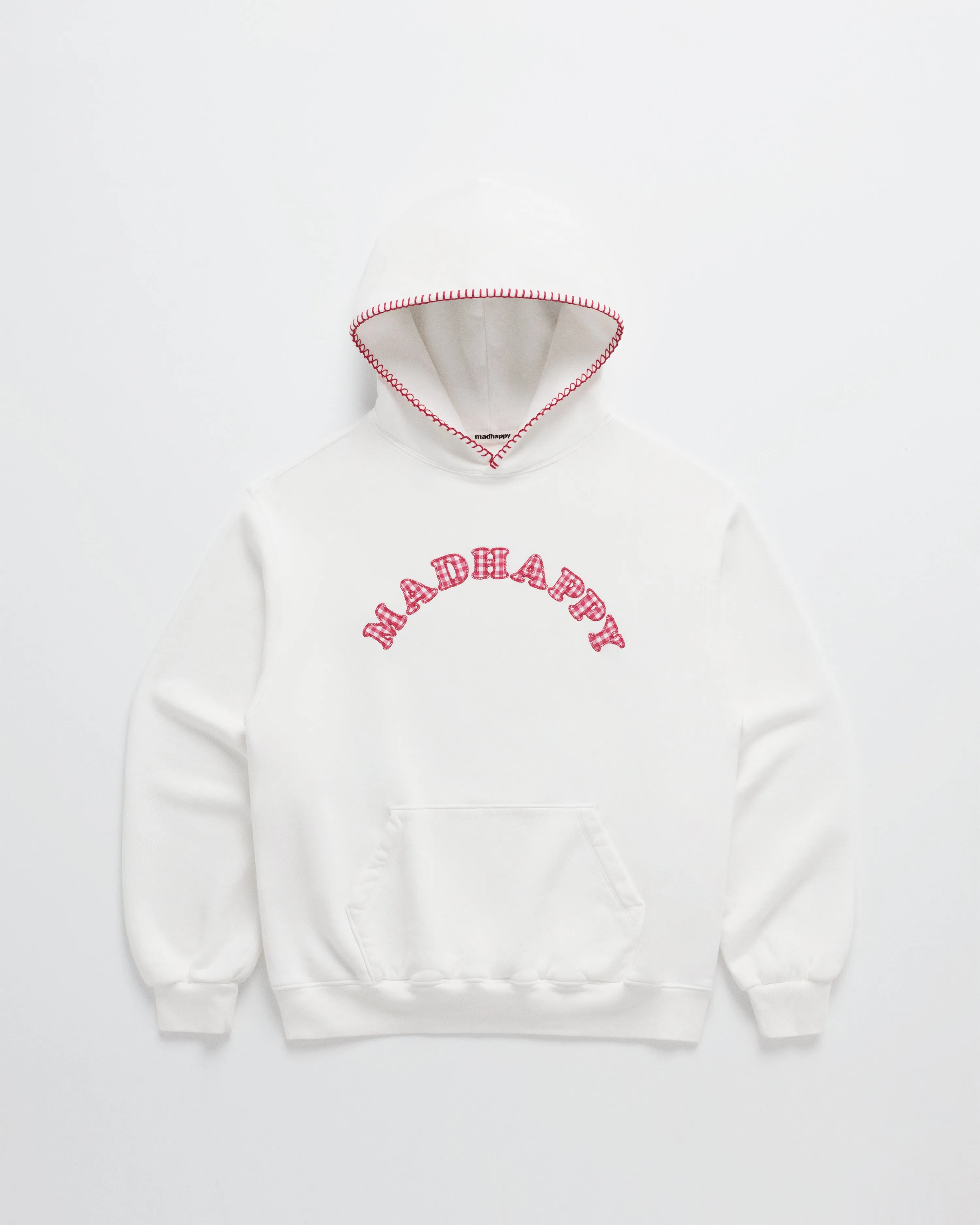 Gingham Cooper Fleece Hoodie sold by Madhappy