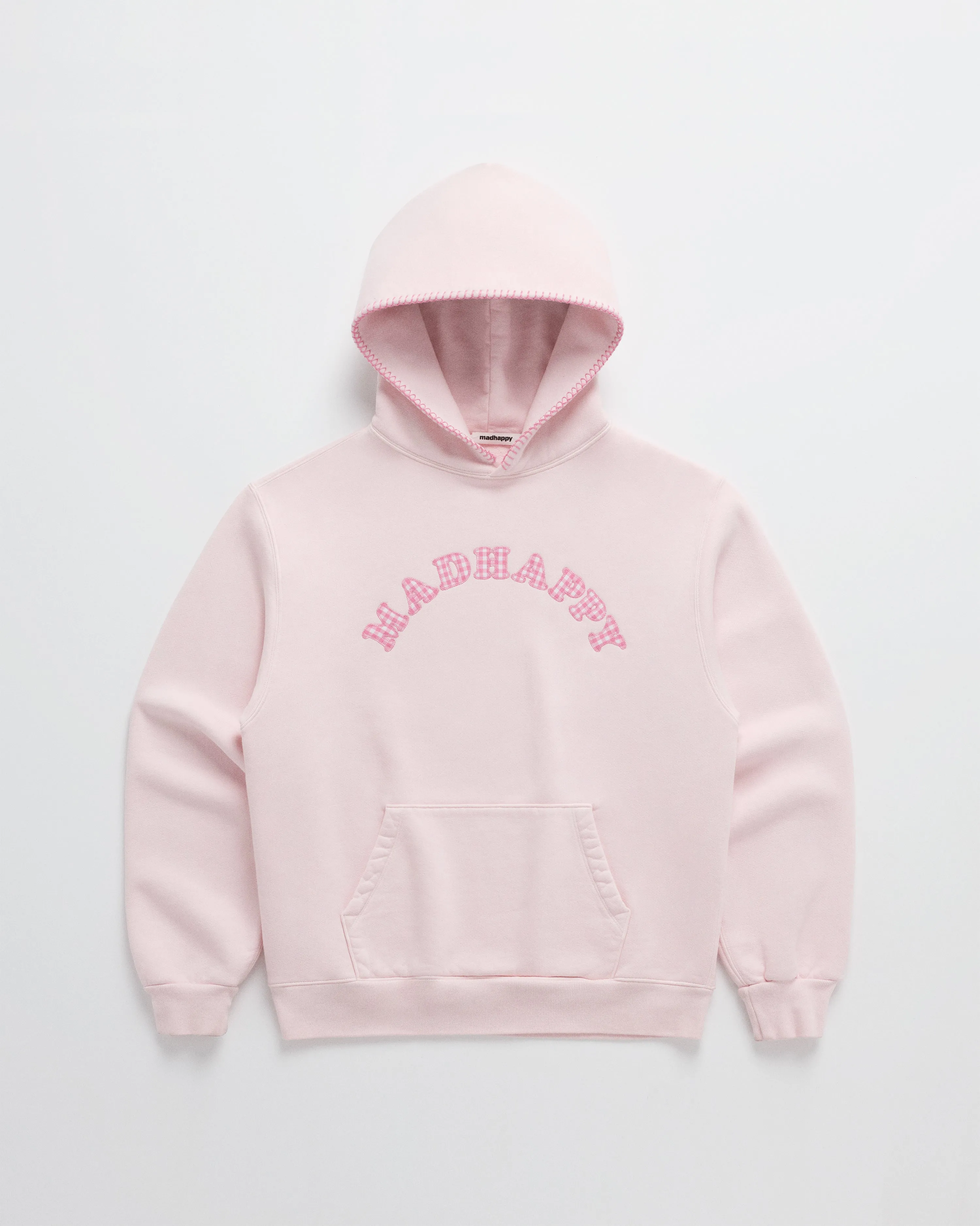 Gingham Cooper Fleece Hoodie sold by Madhappy