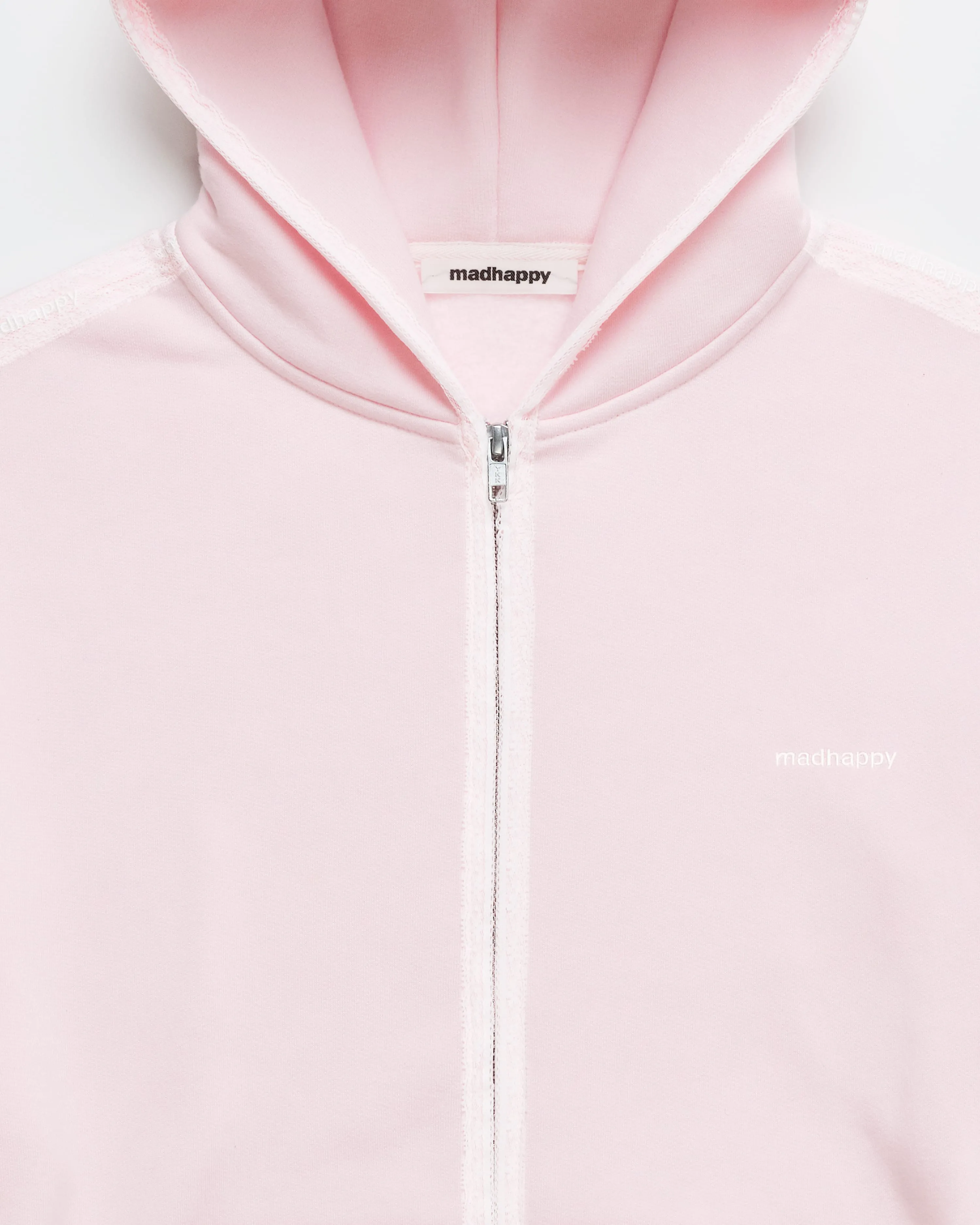 Lace Trim Midweight Zip Up sold by Madhappy product image thumbnail 2