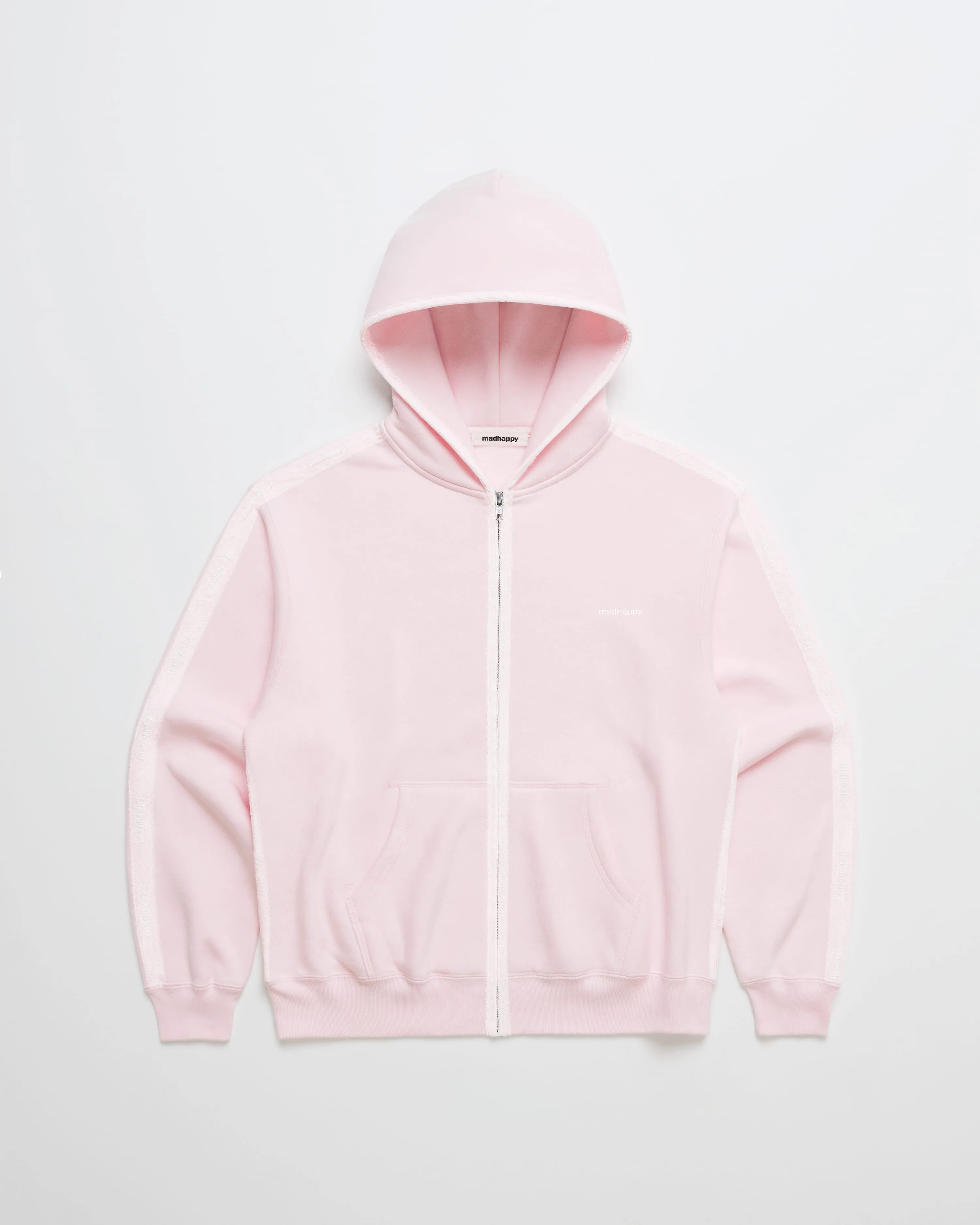 Lace Trim Midweight Zip Up sold by Madhappy